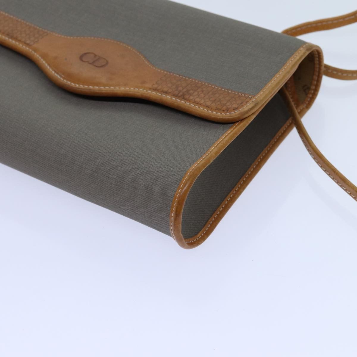 Dior Grey Leather Shoulder Bag (Pre-Owned) Size ONE SIZE - 11 Thumbnail