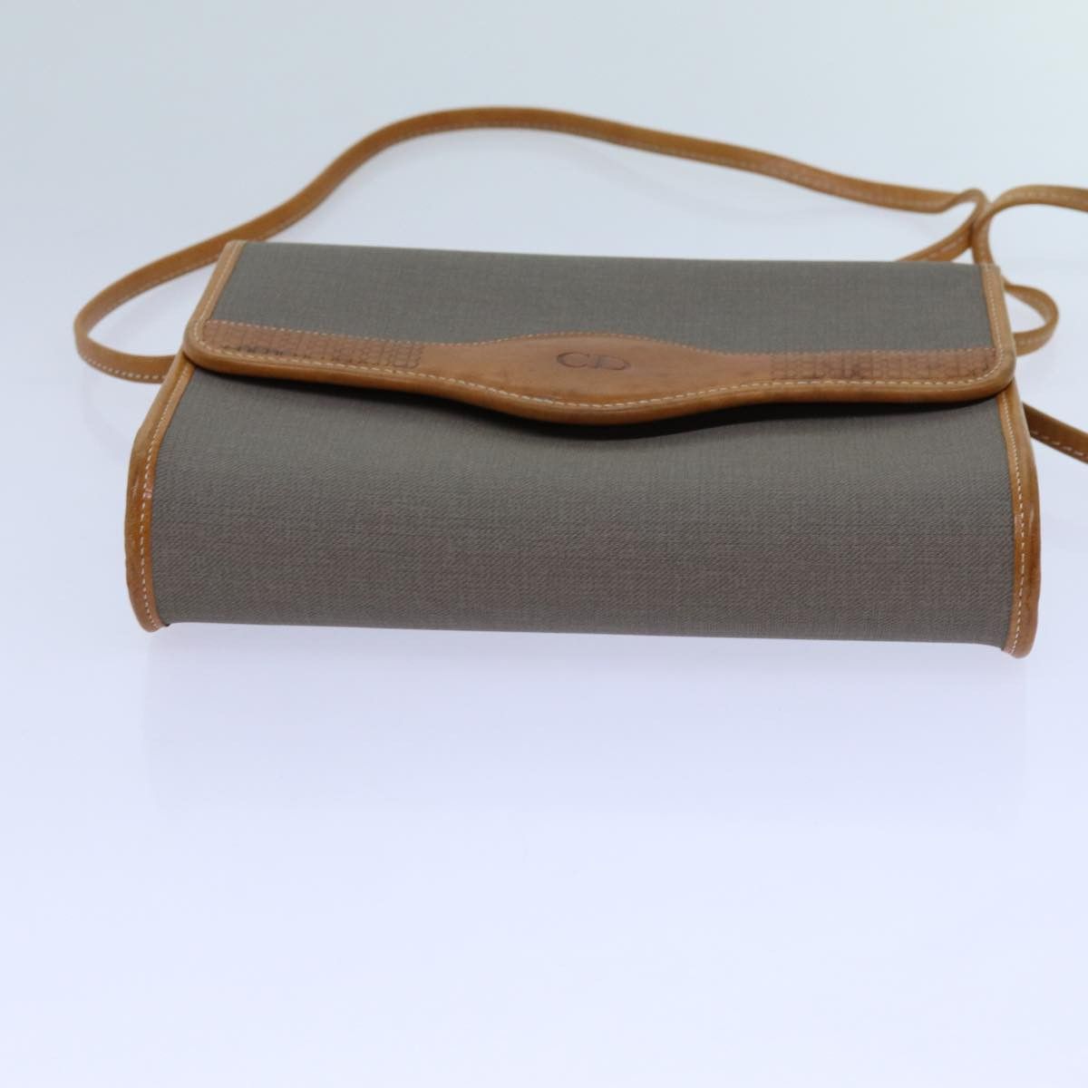 Dior Grey Leather Shoulder Bag (Pre-Owned) Size ONE SIZE - 3 Thumbnail