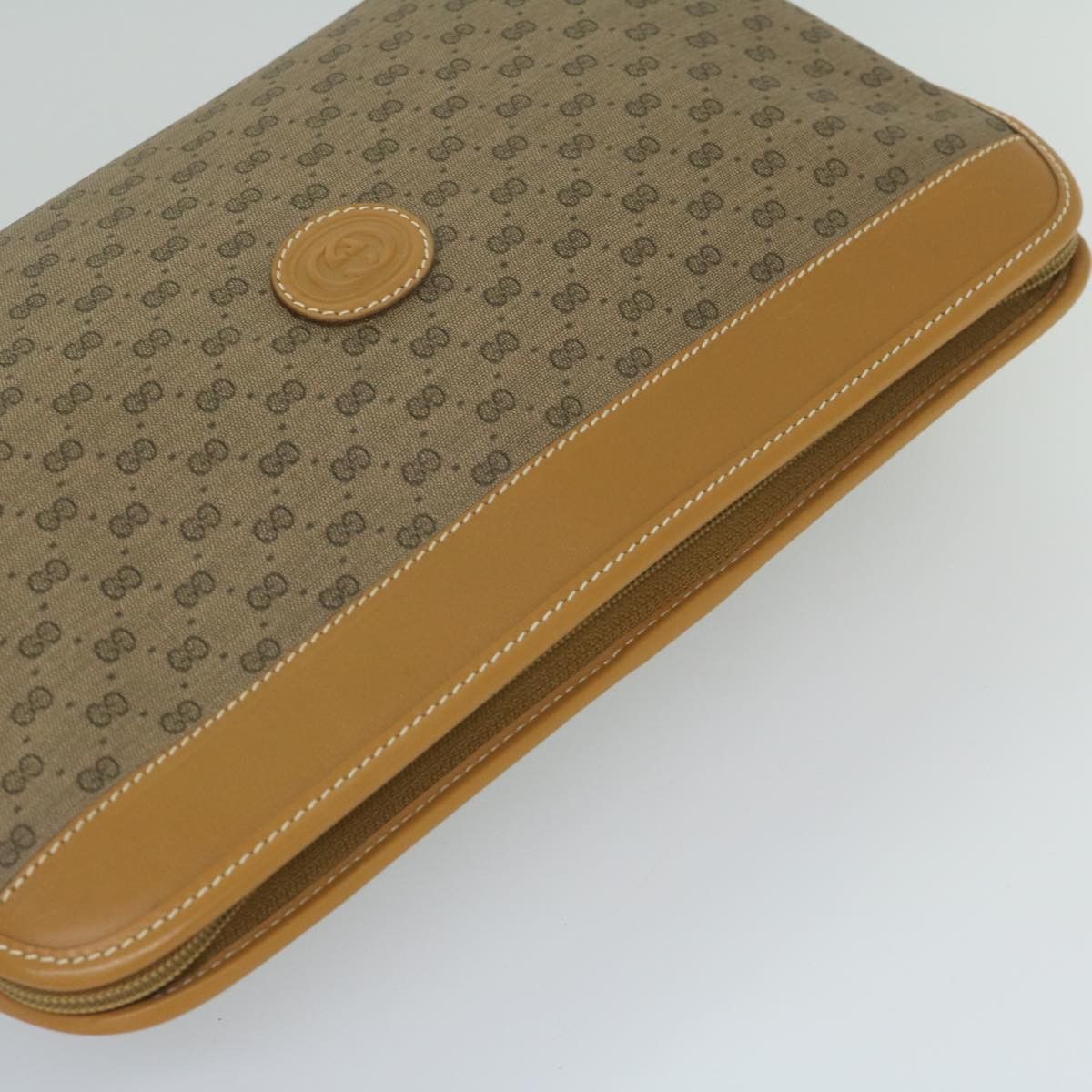 Gucci Beige Canvas Clutch Bag (Pre-Owned) Size ONE SIZE - 4 Thumbnail