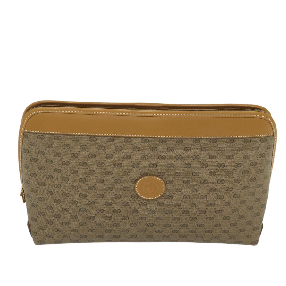 Gucci Beige Canvas Clutch Bag (Pre-Owned) Size ONE SIZE - 11 Thumbnail
