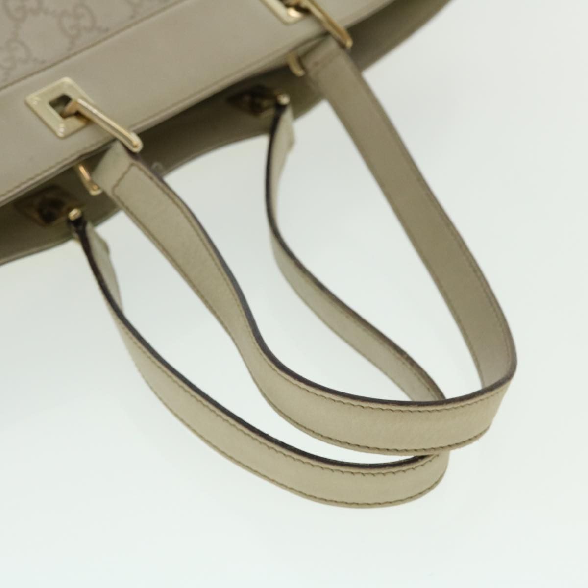 Gucci ssima White Canvas Shoulder Bag (Pre-Owned) Size ONE SIZE - 9 Thumbnail