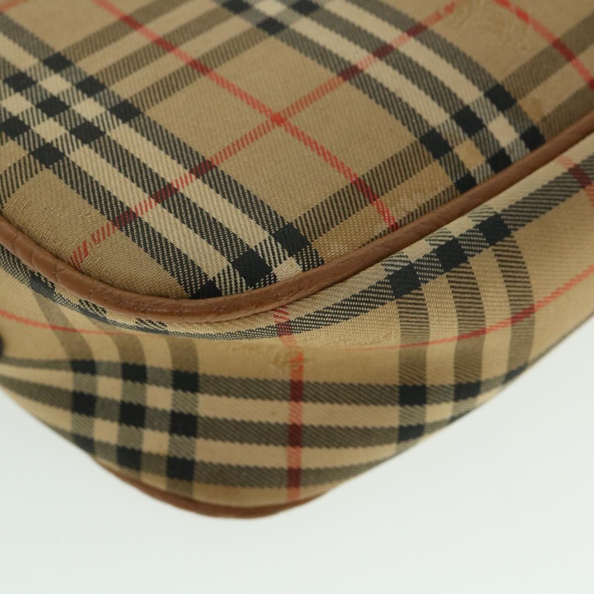 Burberry Nova Check Beige Synthetic Shoulder Bag (Pre-Owned) Size ONE SIZE - 12 Thumbnail