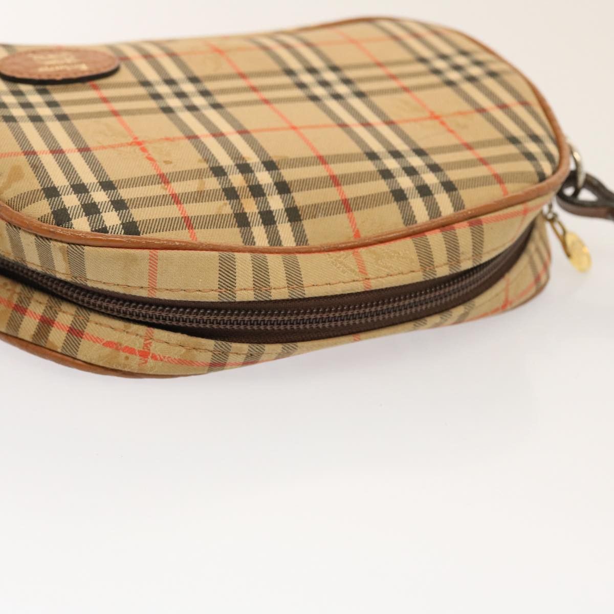 Burberry Nova Check Beige Synthetic Shoulder Bag (Pre-Owned) Size ONE SIZE - 4 Thumbnail