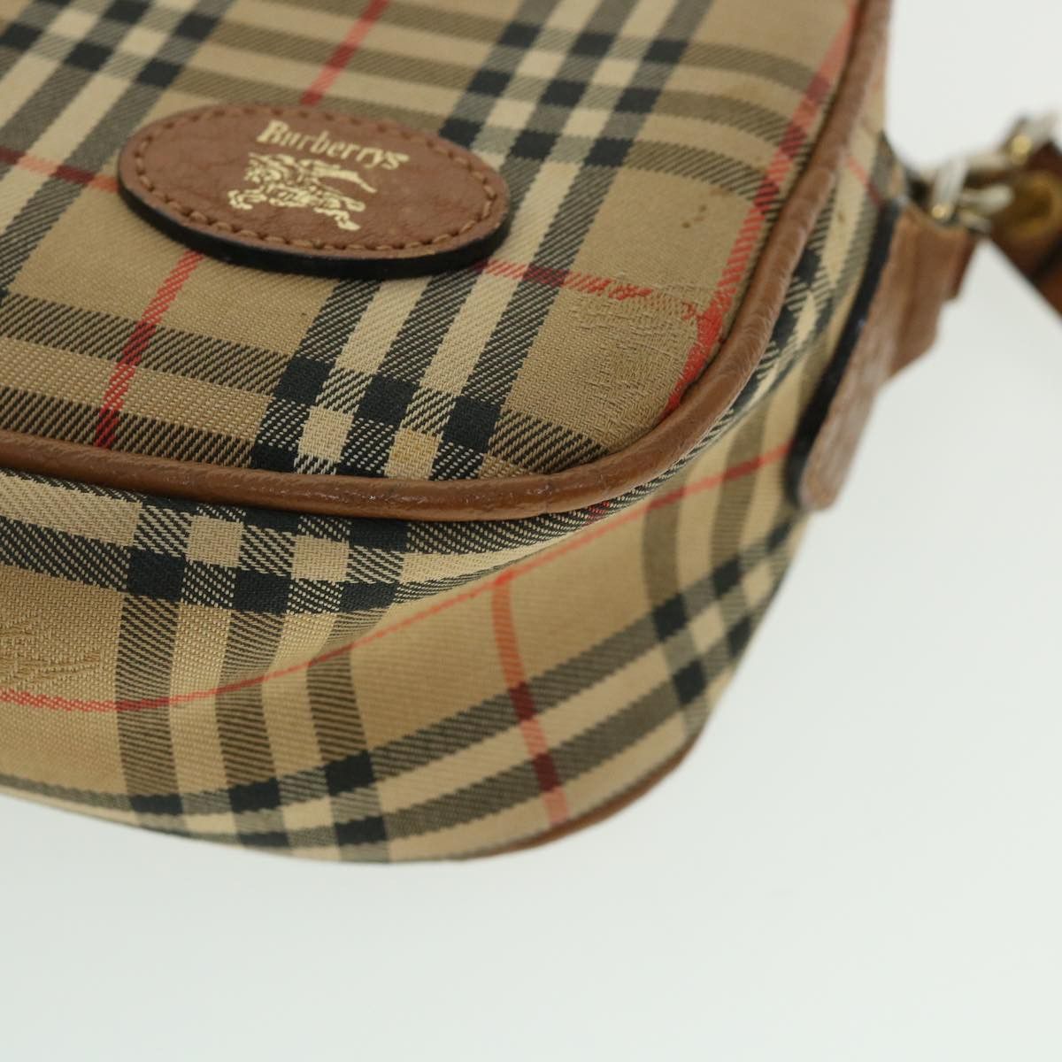 Burberry Nova Check Beige Synthetic Shoulder Bag (Pre-Owned) Size ONE SIZE - 11 Thumbnail