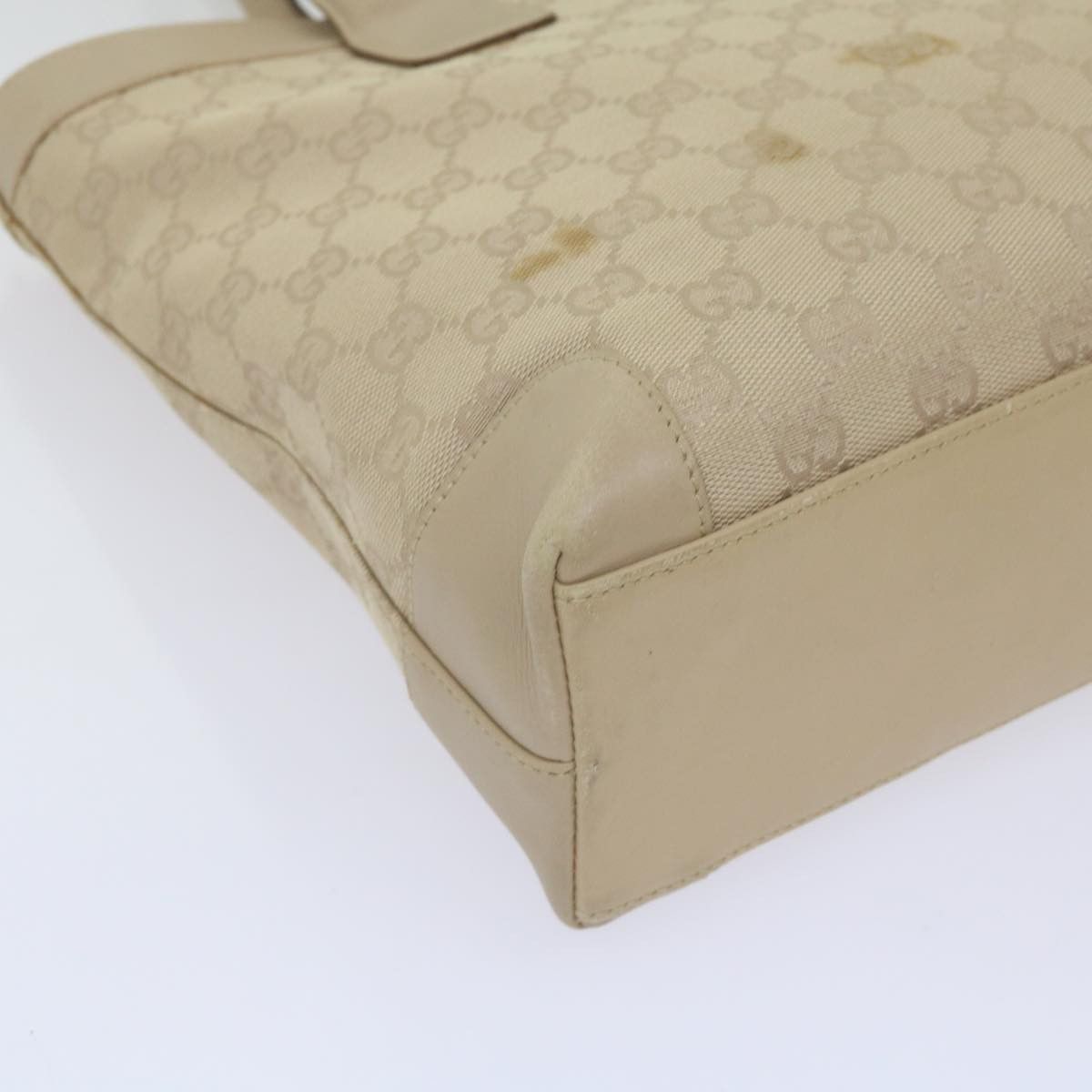 Gucci Gg Canvas Beige Canvas Tote Bag (Pre-Owned) Size ONE SIZE - 18 Thumbnail
