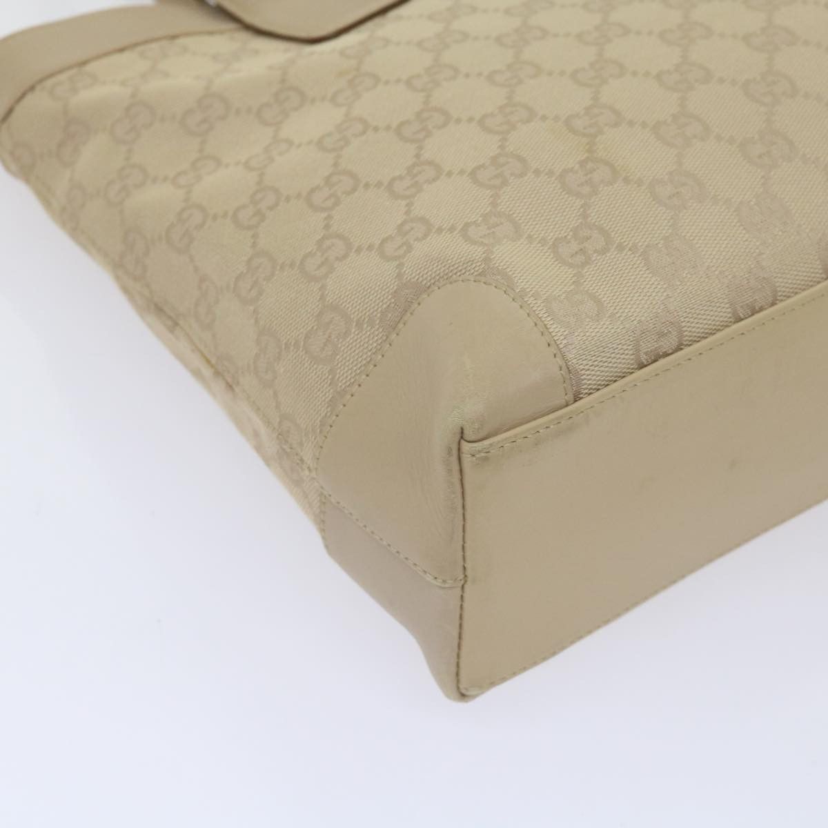 Gucci Gg Canvas Beige Canvas Tote Bag (Pre-Owned) Size ONE SIZE - 14 Thumbnail