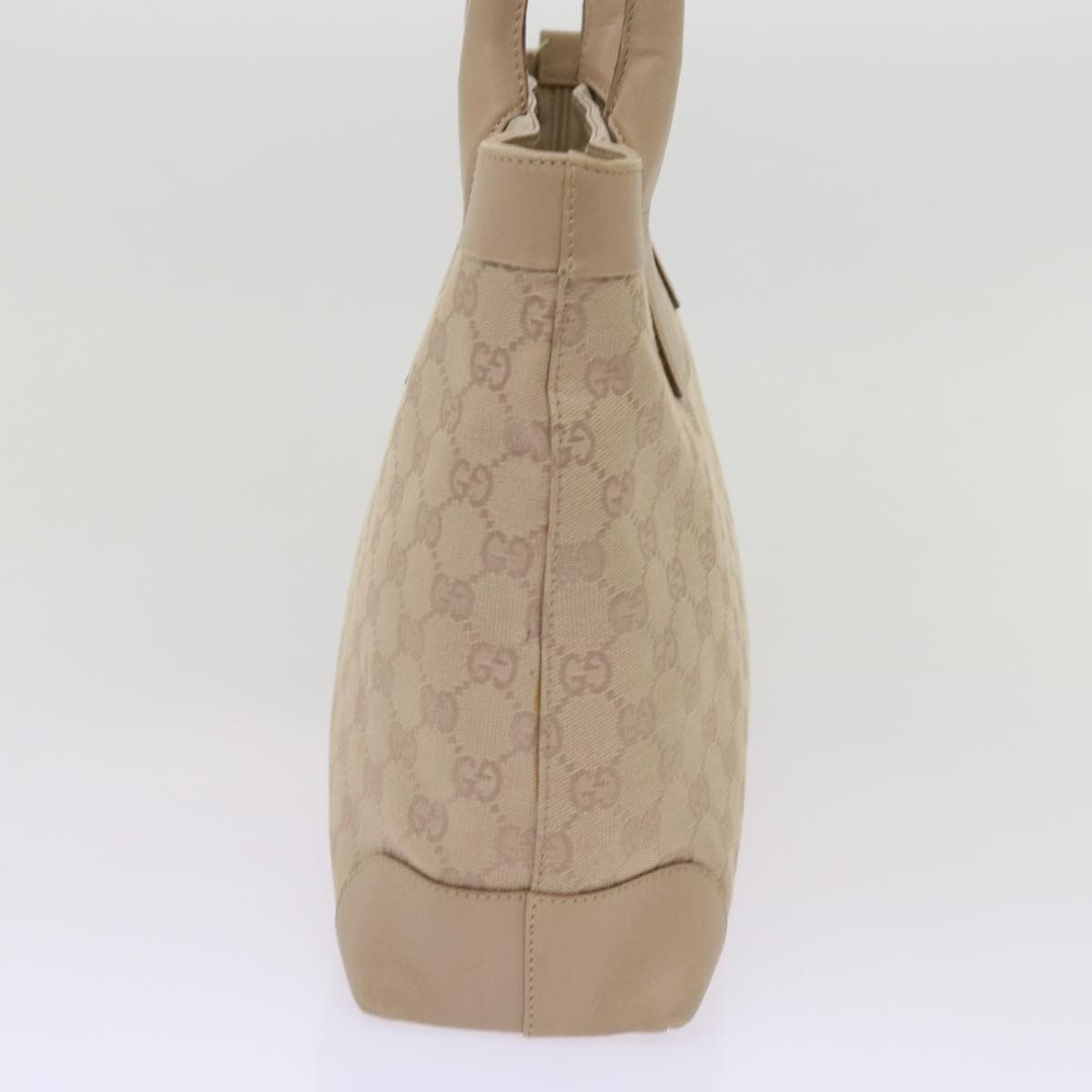 Gucci Gg Canvas Beige Canvas Tote Bag (Pre-Owned) Size ONE SIZE - 4 Thumbnail