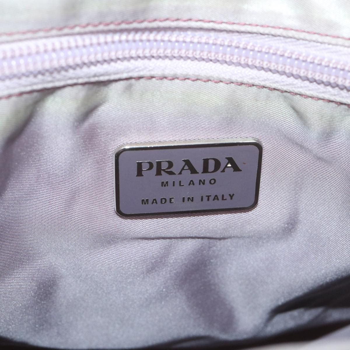 Prada Purple Synthetic Handbag (Pre-Owned) Size ONE SIZE - 8 Thumbnail
