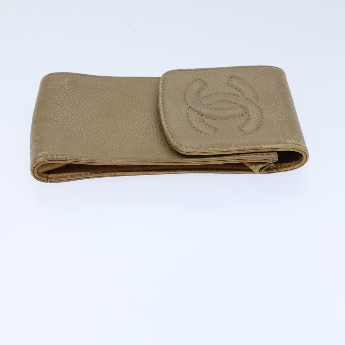 Chanel Cc Beige Leather Wallet (Pre-Owned) Size ONE SIZE - 11 Thumbnail