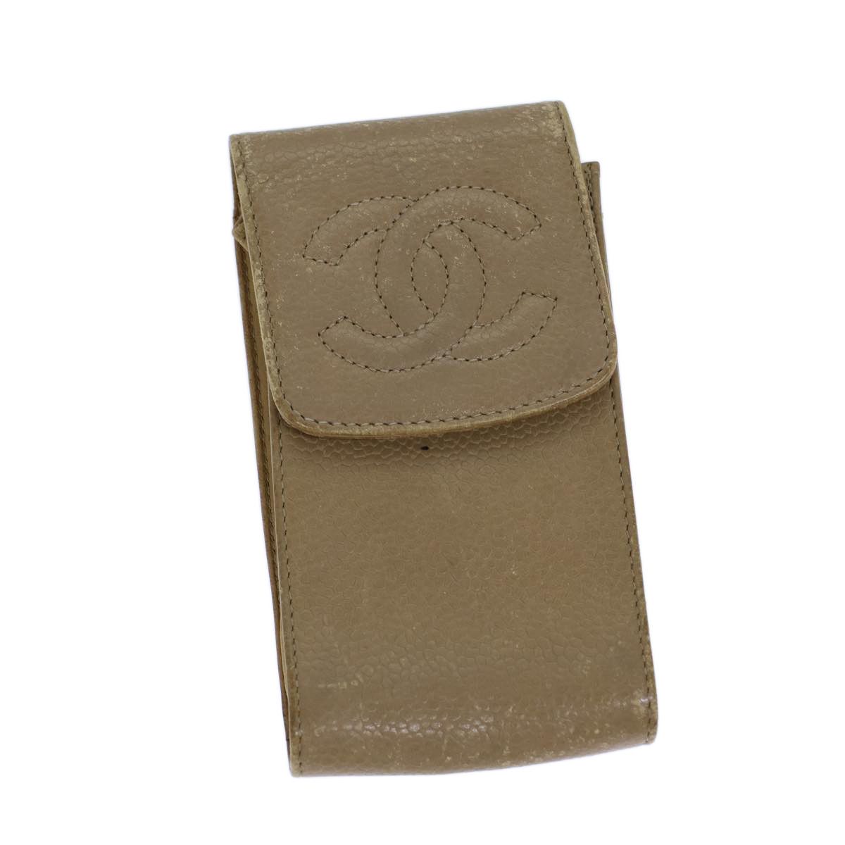 Chanel Cc Beige Leather Wallet (Pre-Owned) Size ONE SIZE - 10 Thumbnail