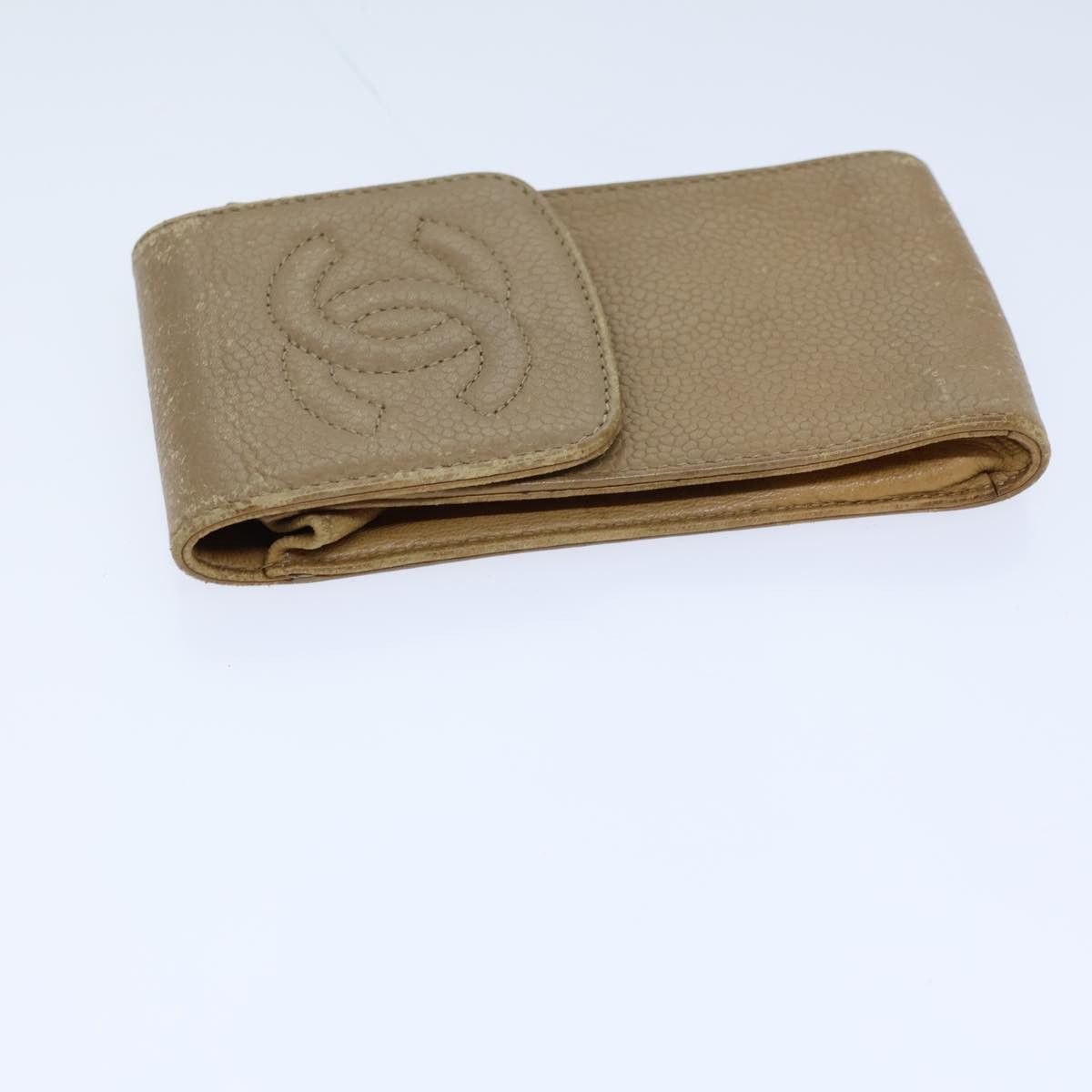 Chanel Cc Beige Leather Wallet (Pre-Owned) Size ONE SIZE - 12 Thumbnail