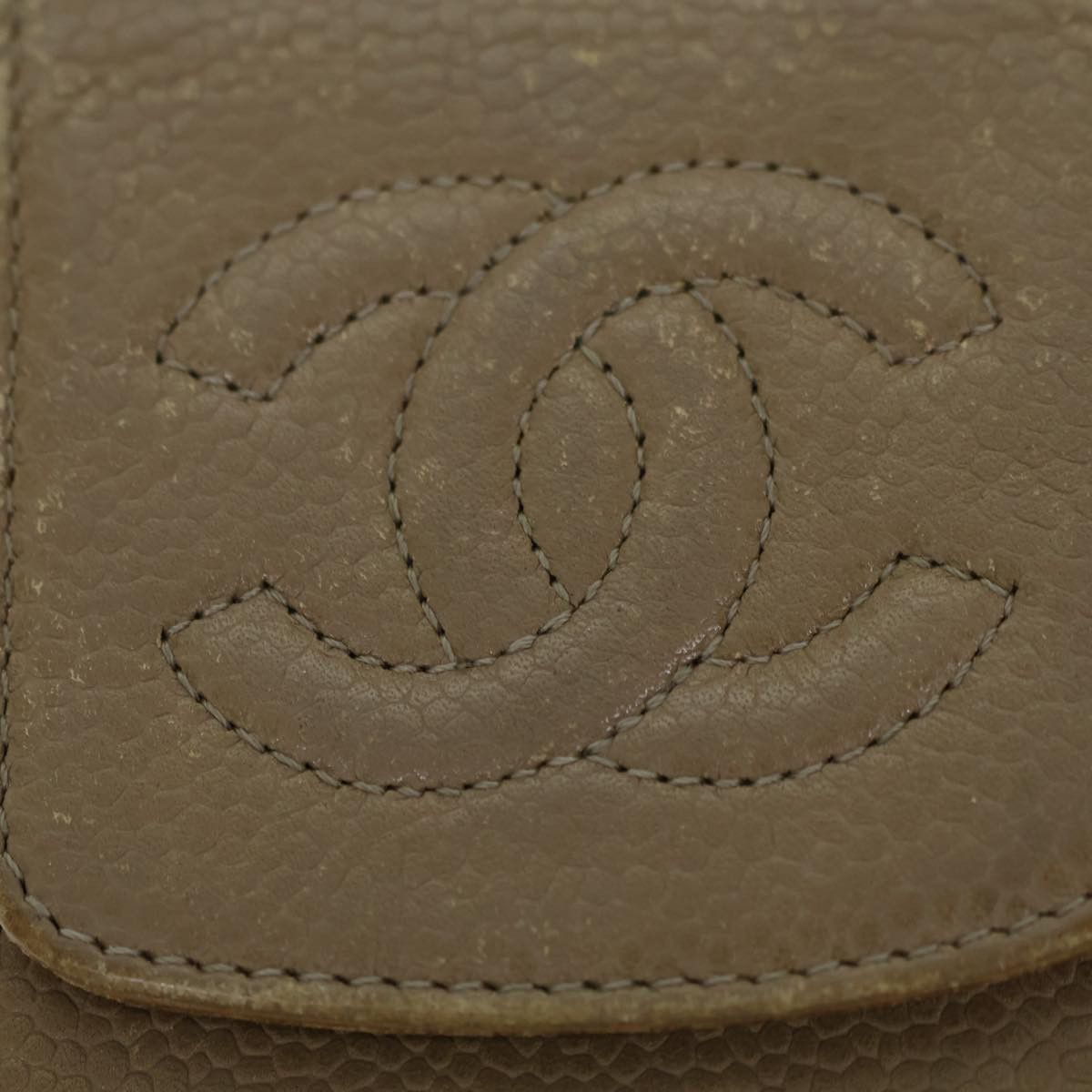 Chanel Cc Beige Leather Wallet (Pre-Owned) Size ONE SIZE - 8 Thumbnail