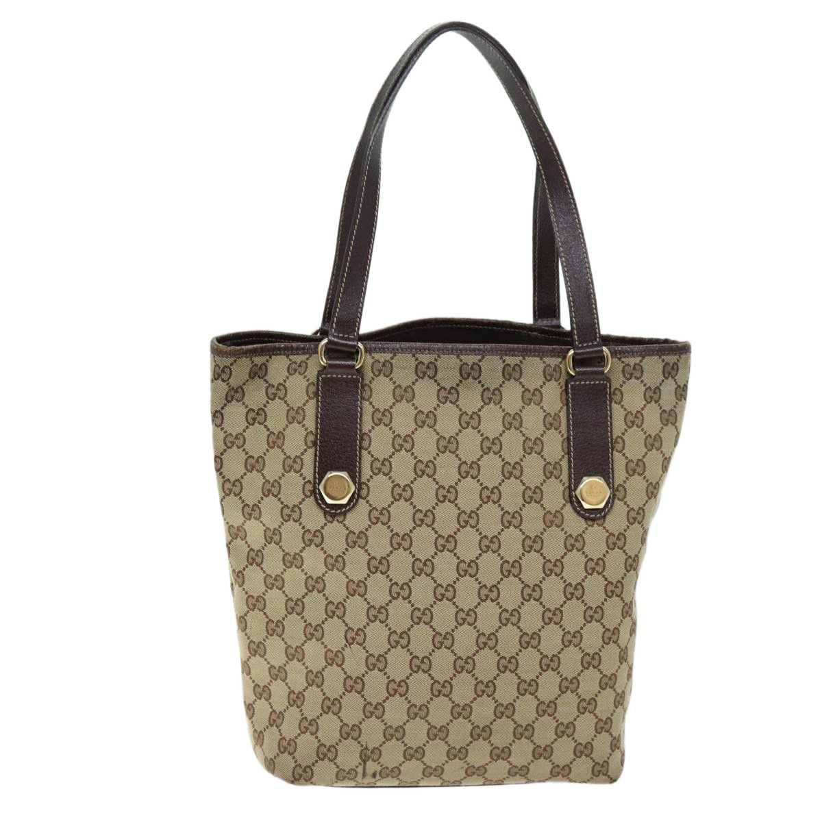 Gucci Gg Canvas Beige Canvas Tote Bag (Pre-Owned) Size ONE SIZE - 20 Thumbnail