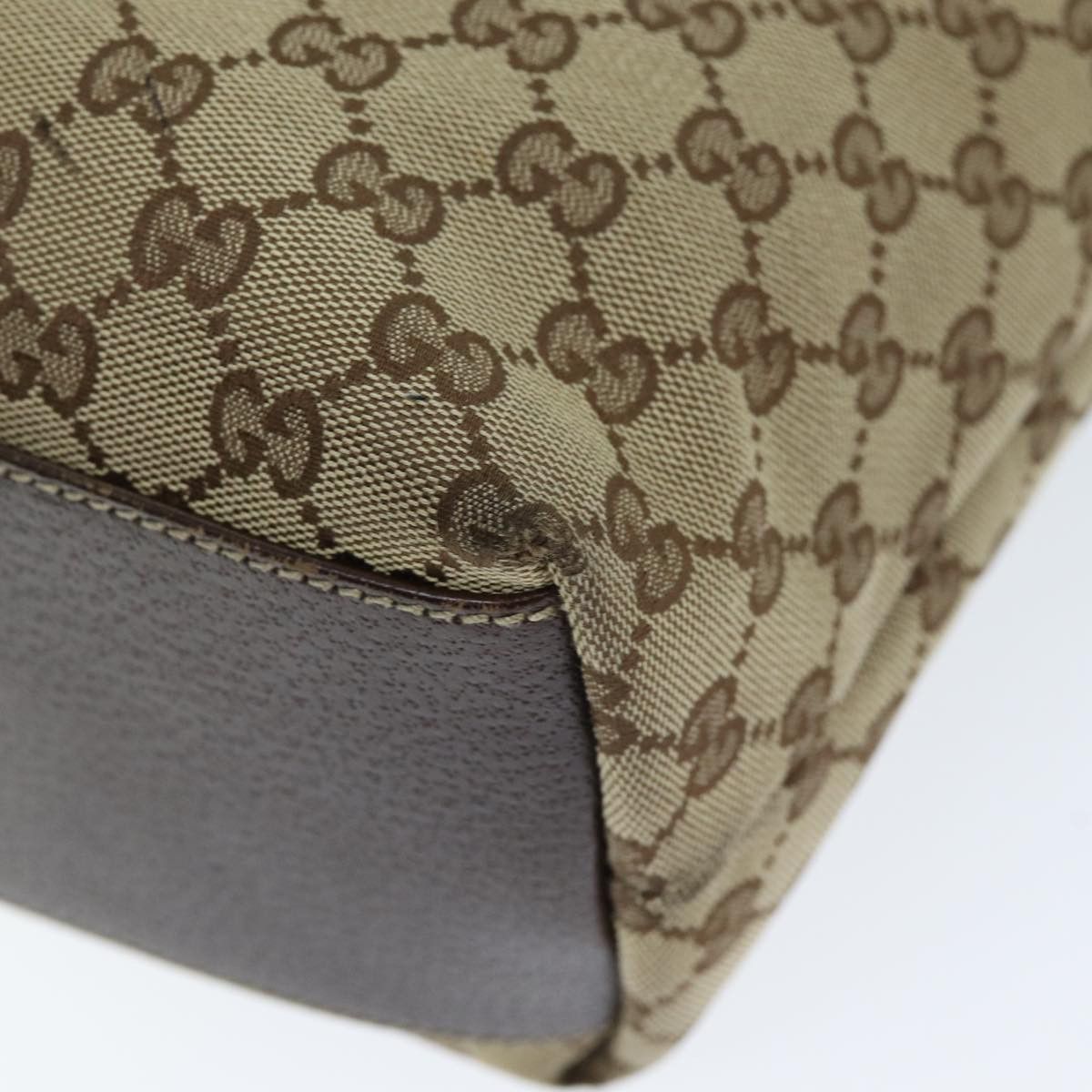 Gucci Gg Canvas Beige Canvas Tote Bag (Pre-Owned) Size ONE SIZE - 16 Thumbnail
