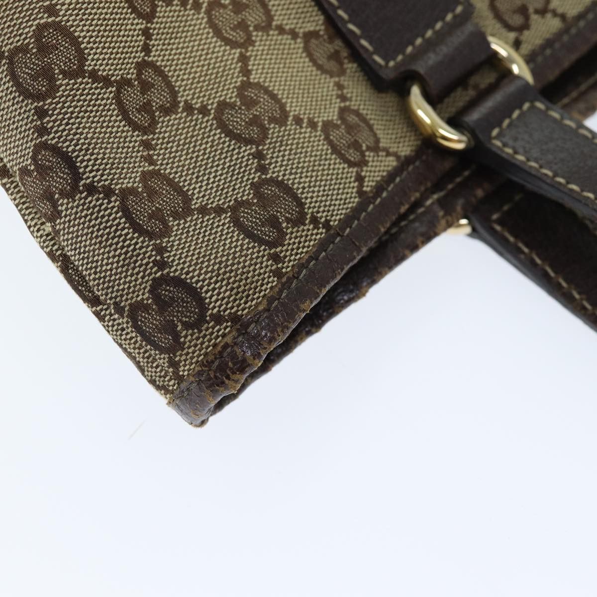 Gucci Gg Canvas Beige Canvas Tote Bag (Pre-Owned) Size ONE SIZE - 12 Thumbnail