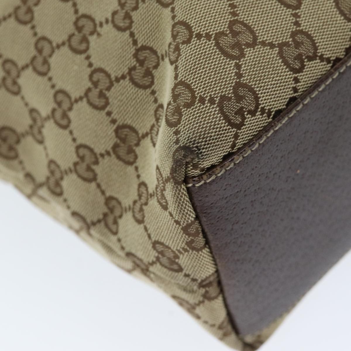 Gucci Gg Canvas Beige Canvas Tote Bag (Pre-Owned) Size ONE SIZE - 17 Thumbnail