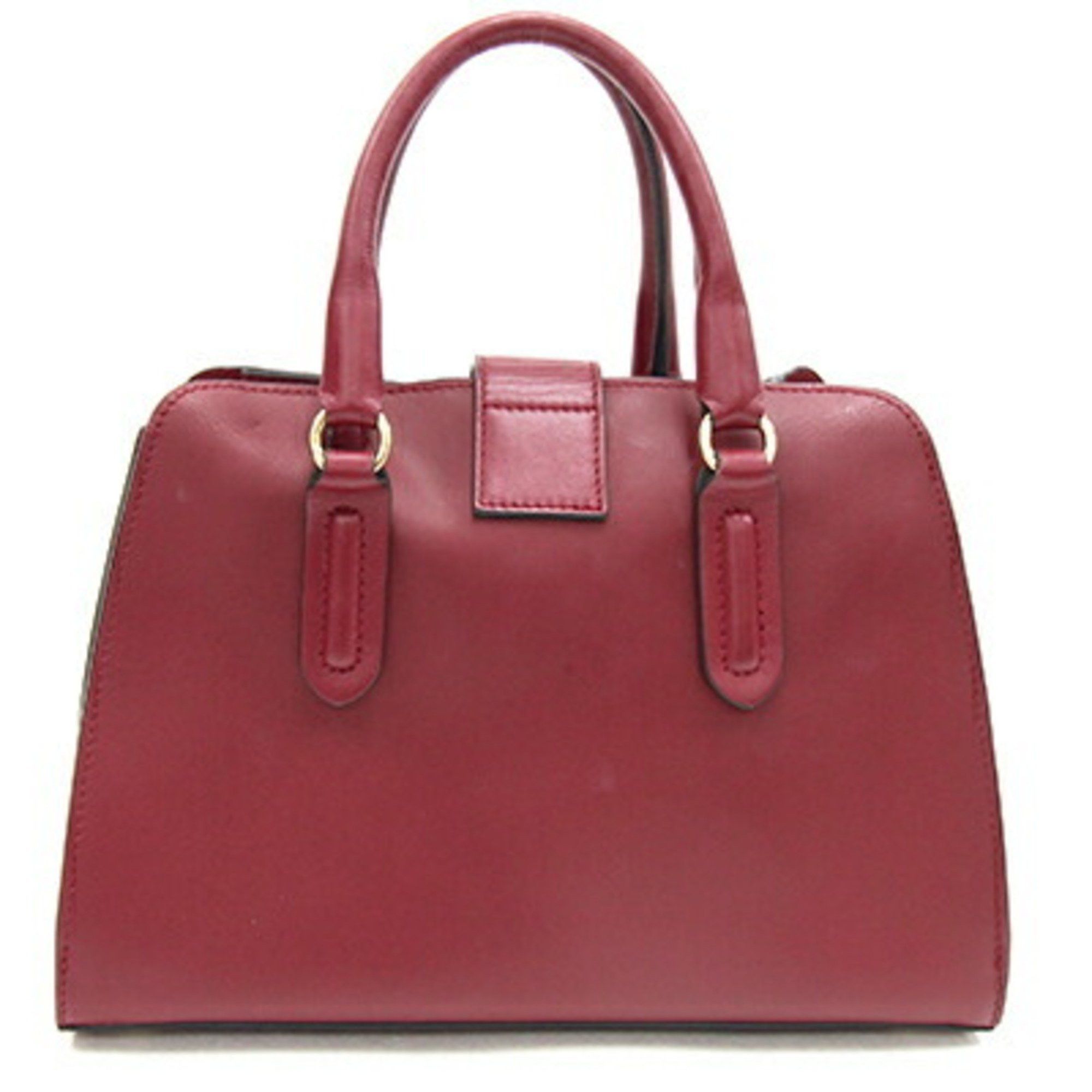Furla FURLA Milano G7269 Bordeaux Leather Shoulder Bag Red Women's Size ONE SIZE - 2 Thumbnail
