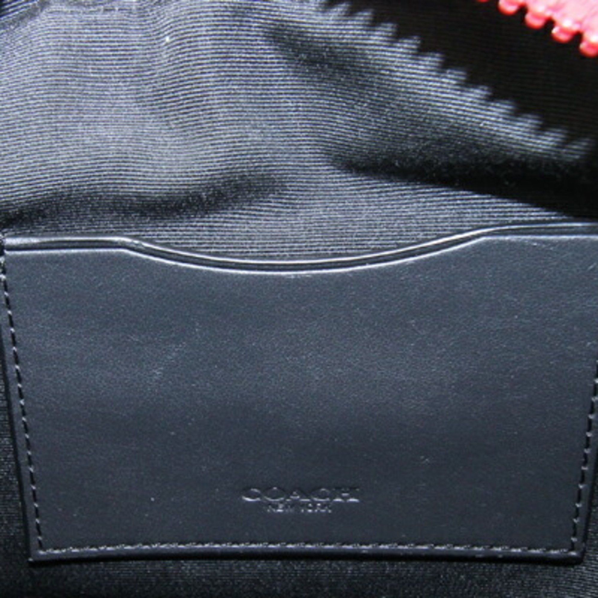 Coach Coach Clutch Bag Signature F73254 Beige Black PVC Leather Second Pouch Men's COACH Size ONE SIZE - 7 Thumbnail