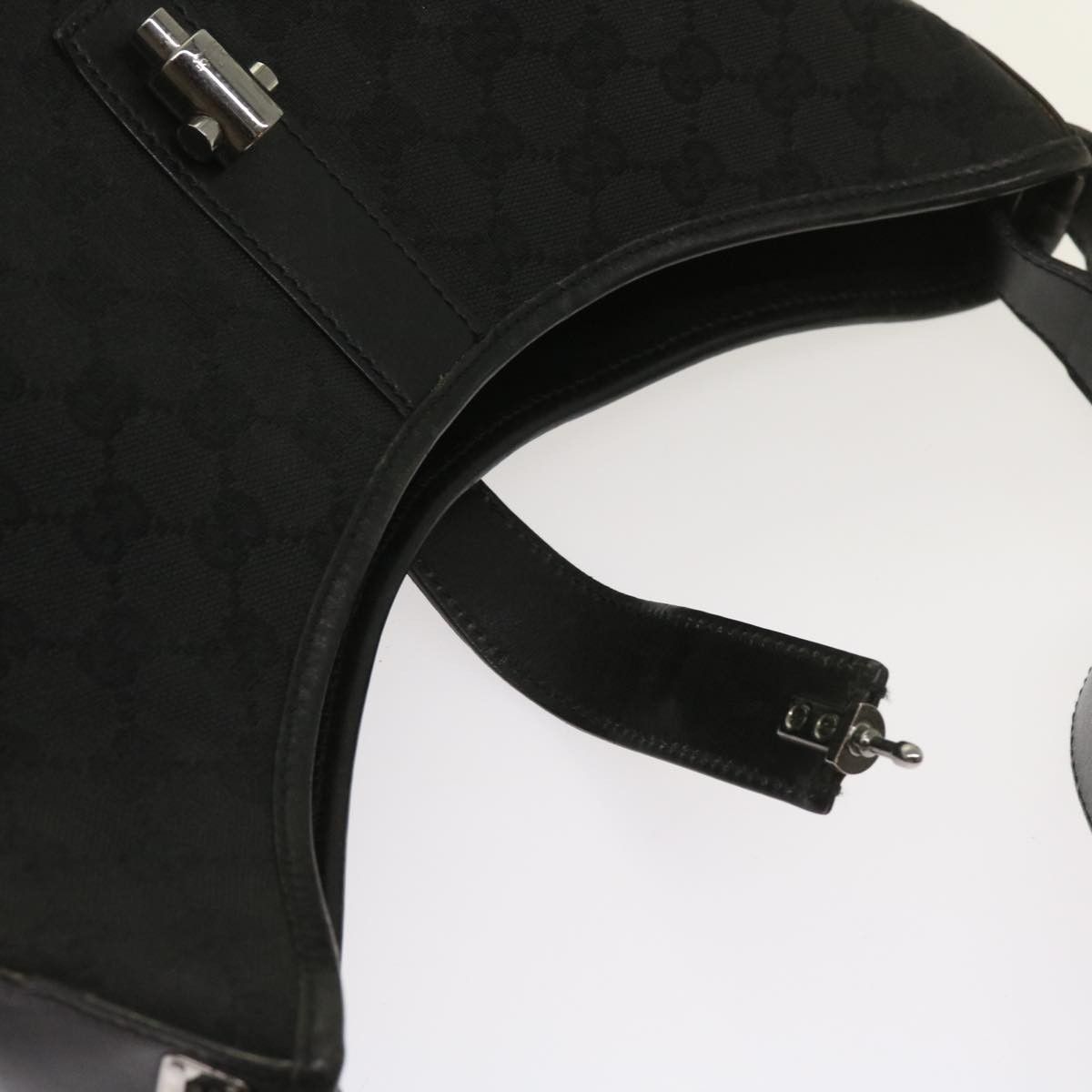 Gucci Gg Canvas Black Canvas Shoulder Bag (Pre-Owned) Size ONE SIZE - 17 Thumbnail