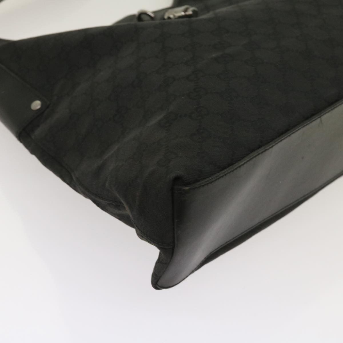 Gucci Gg Canvas Black Canvas Shoulder Bag (Pre-Owned) Size ONE SIZE - 13 Thumbnail