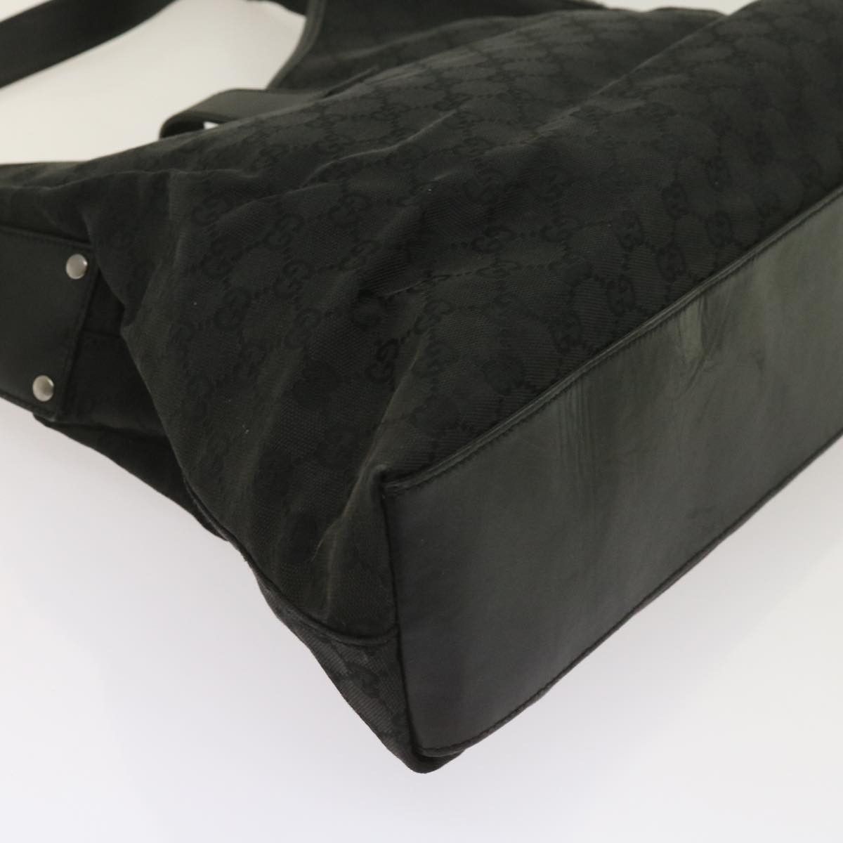 Gucci Gg Canvas Black Canvas Shoulder Bag (Pre-Owned) Size ONE SIZE - 15 Thumbnail