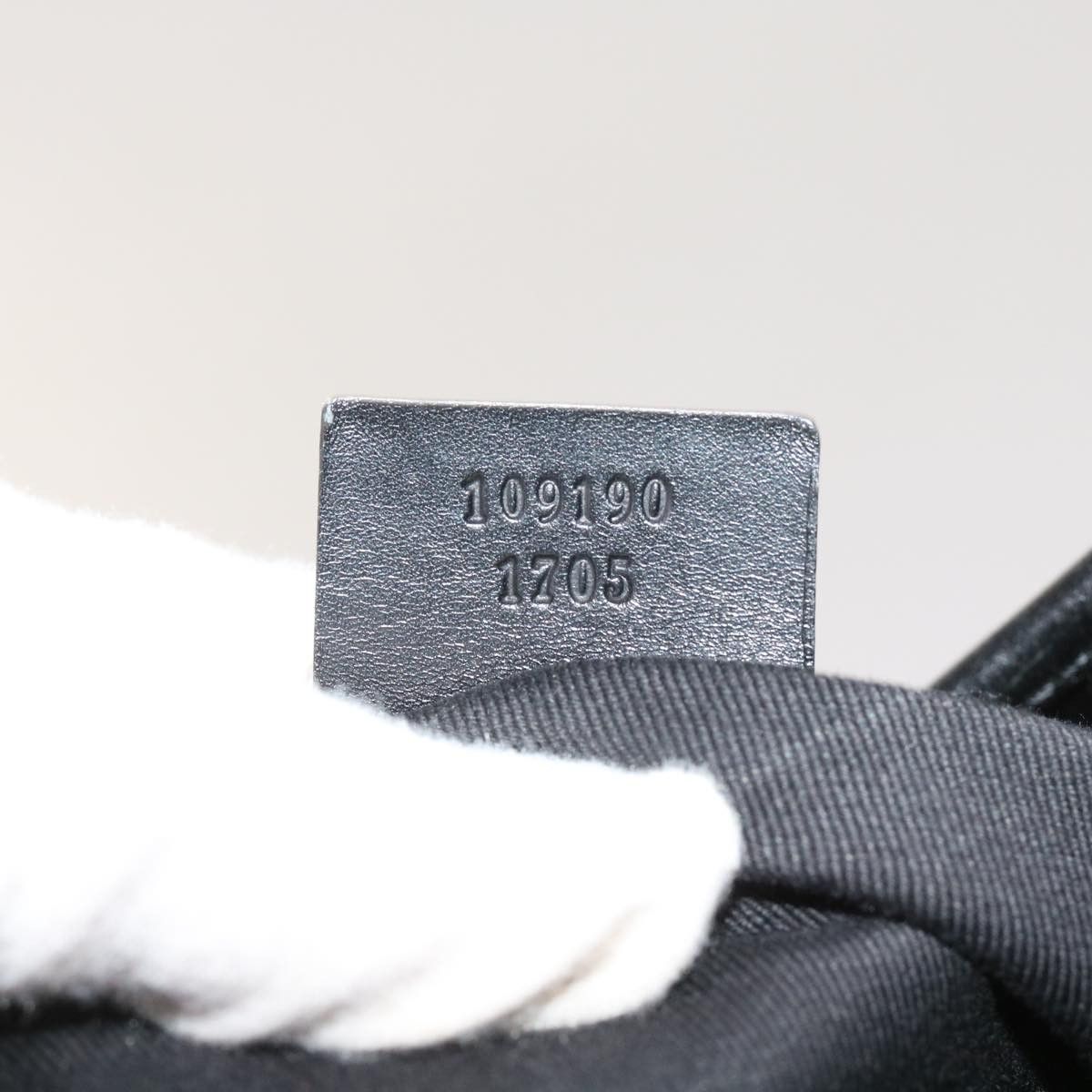 Gucci Gg Canvas Black Canvas Shoulder Bag (Pre-Owned) Size ONE SIZE - 6 Thumbnail