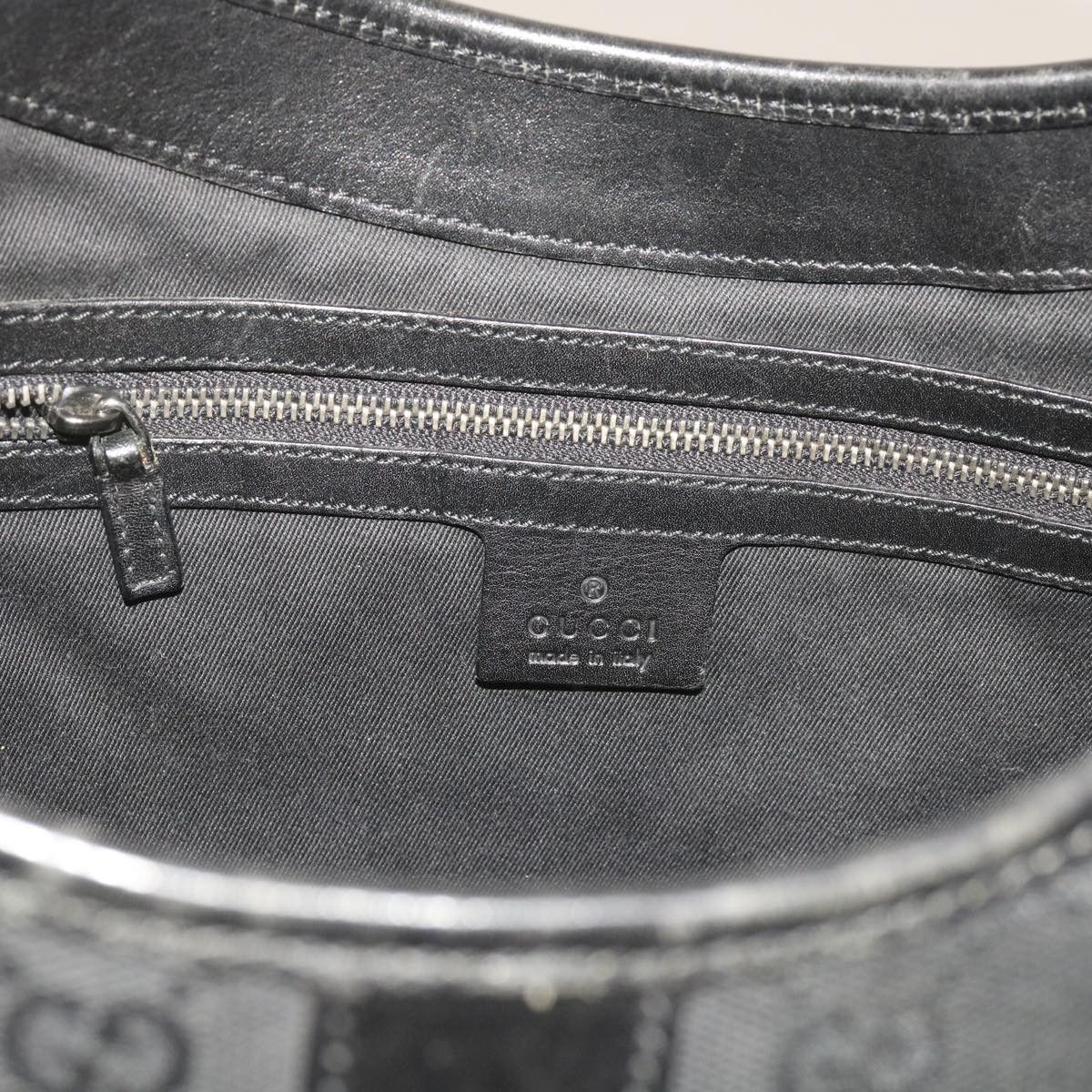 Gucci Gg Canvas Black Canvas Shoulder Bag (Pre-Owned) Size ONE SIZE - 18 Thumbnail