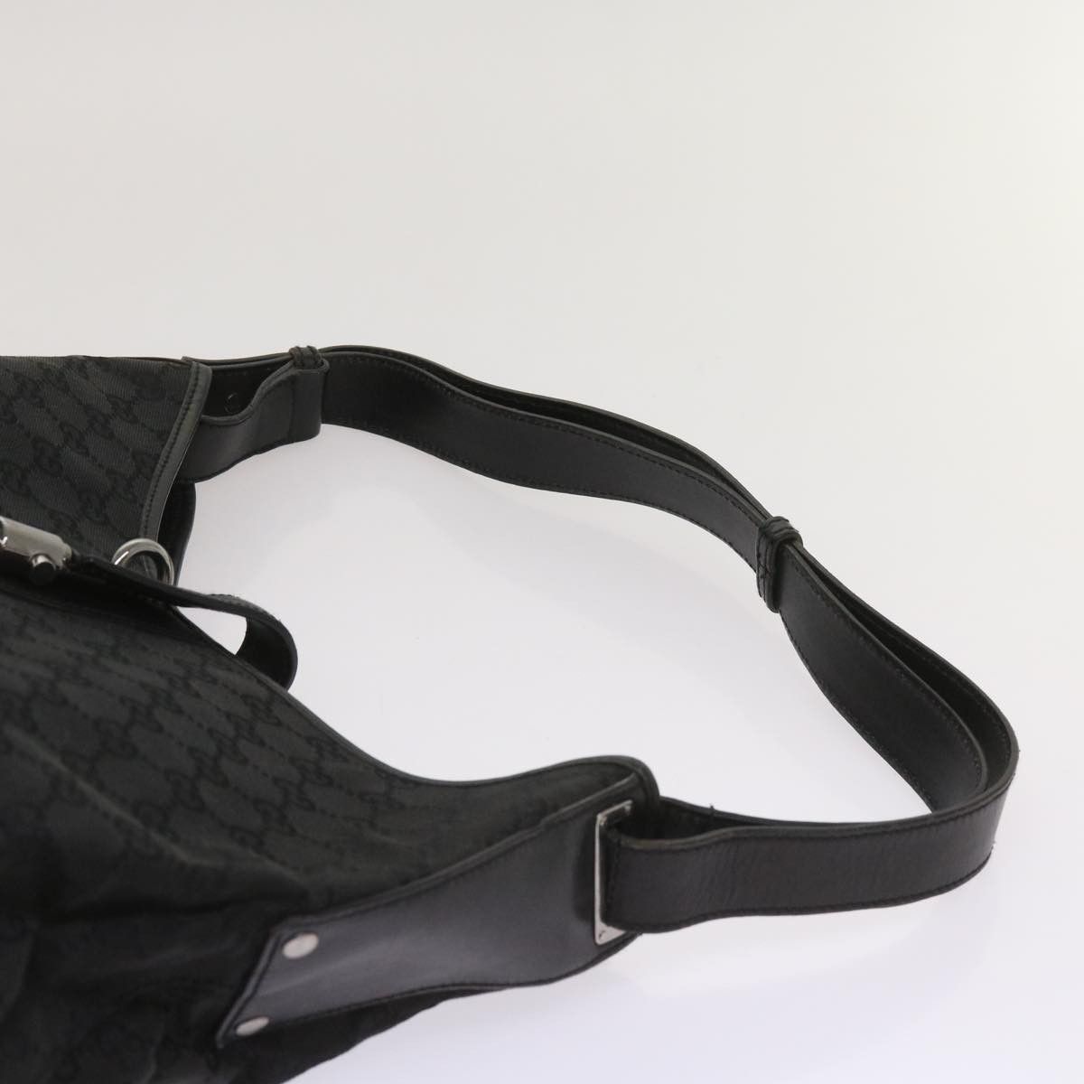 Gucci Gg Canvas Black Canvas Shoulder Bag (Pre-Owned) Size ONE SIZE - 11 Thumbnail