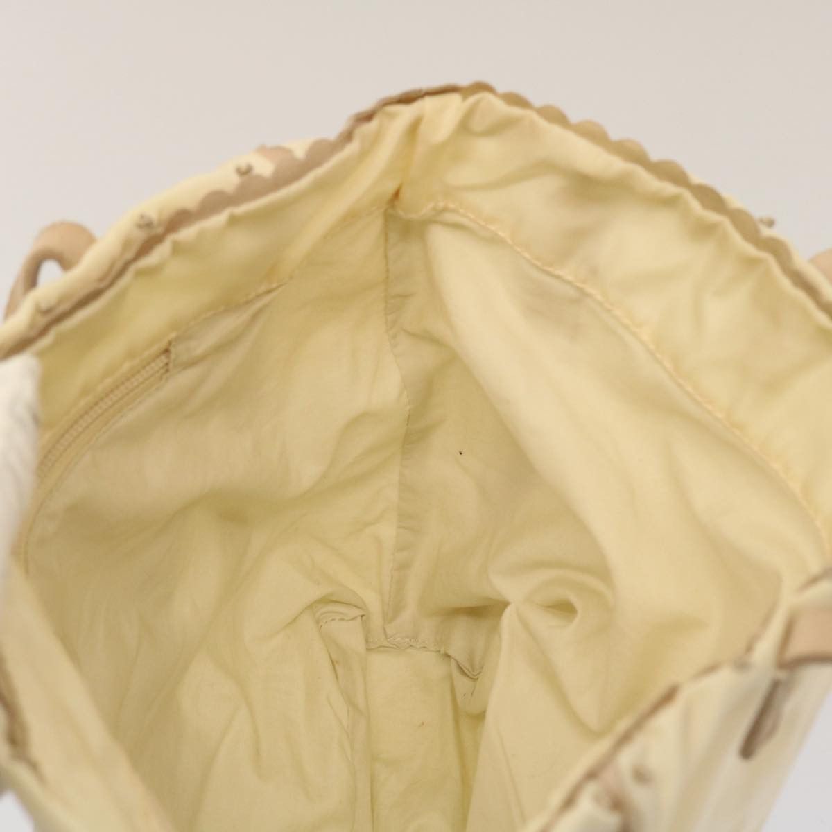 Prada Tessuto Beige Synthetic Tote Bag (Pre-Owned) Size ONE SIZE - 18 Thumbnail
