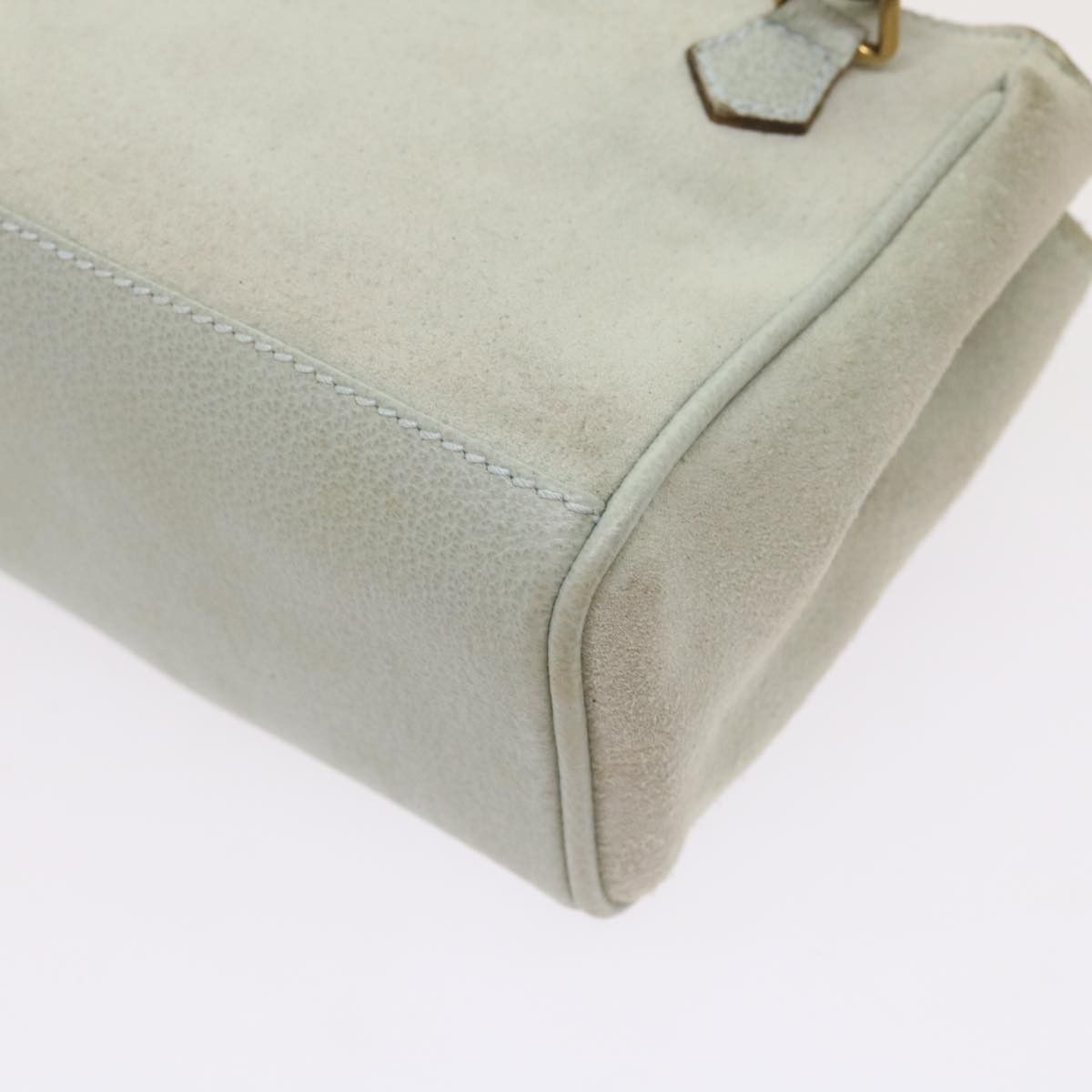 Gucci Bamboo Blue Suede Handbag (Pre-Owned) Size ONE SIZE - 20 Thumbnail