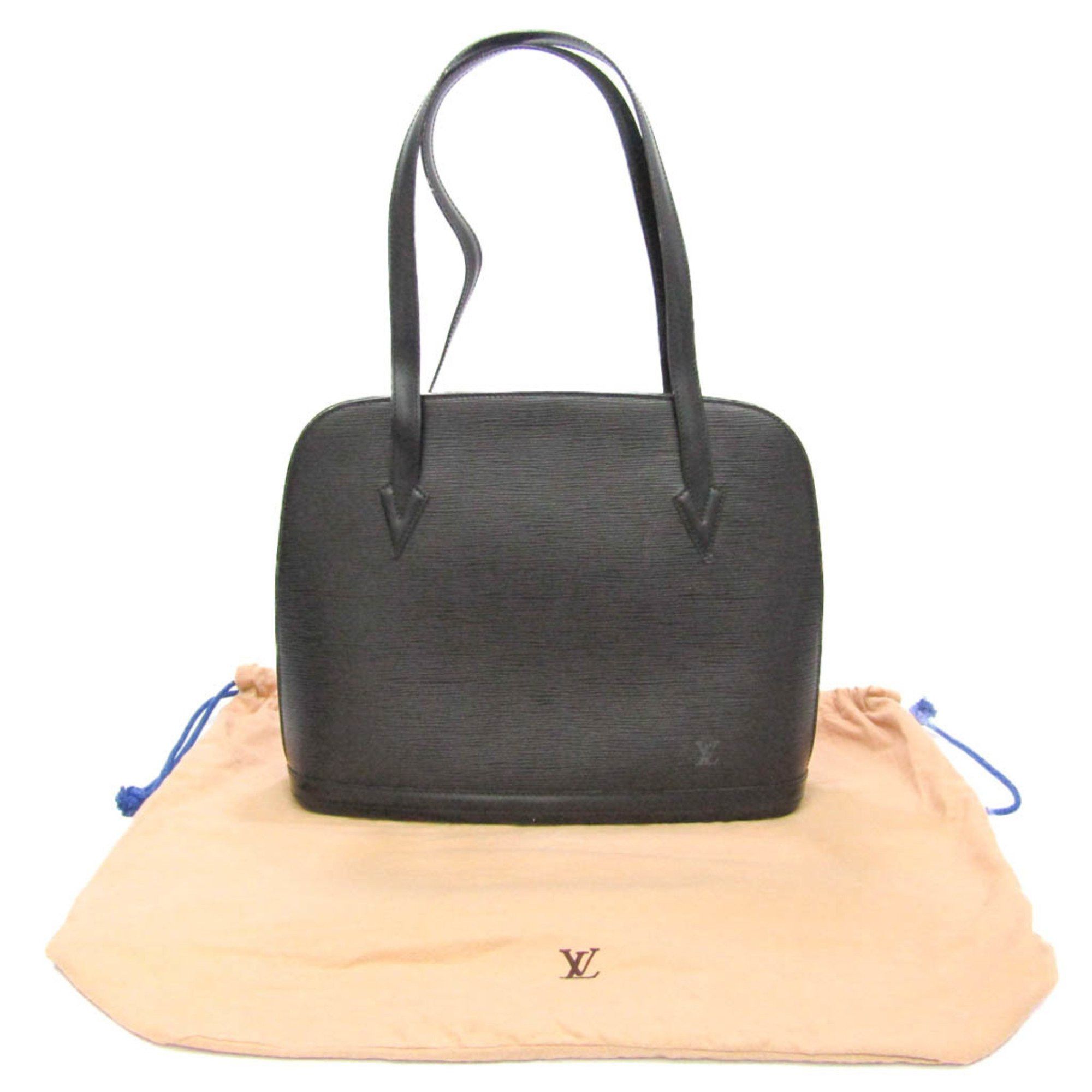Louis Vuitton Lussac Black Leather Shoulder Bag (Pre-Owned) Size ONE SIZE - 8 Thumbnail