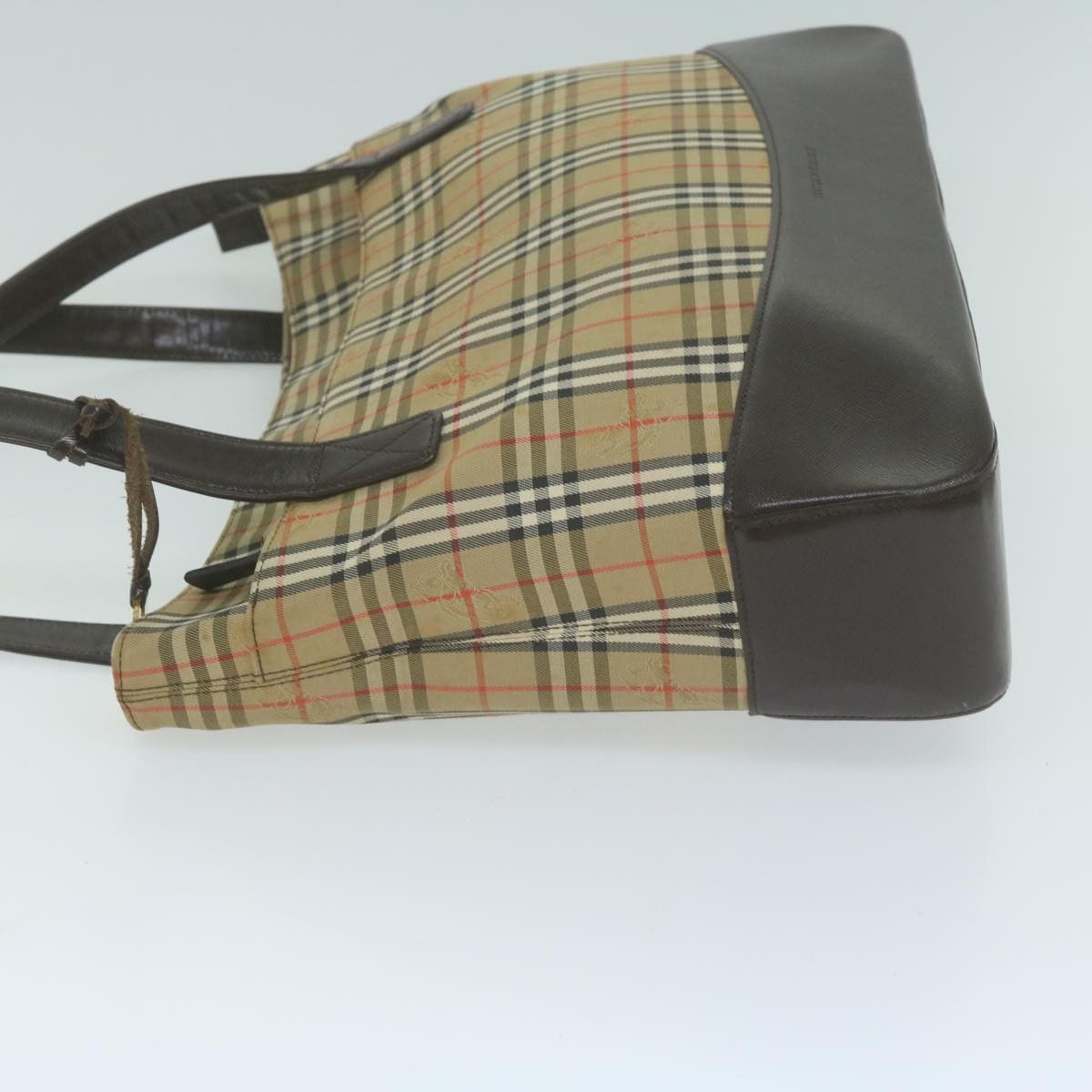 Burberry House Check Beige Canvas Tote Bag (Pre-Owned) Size ONE SIZE - 9 Thumbnail