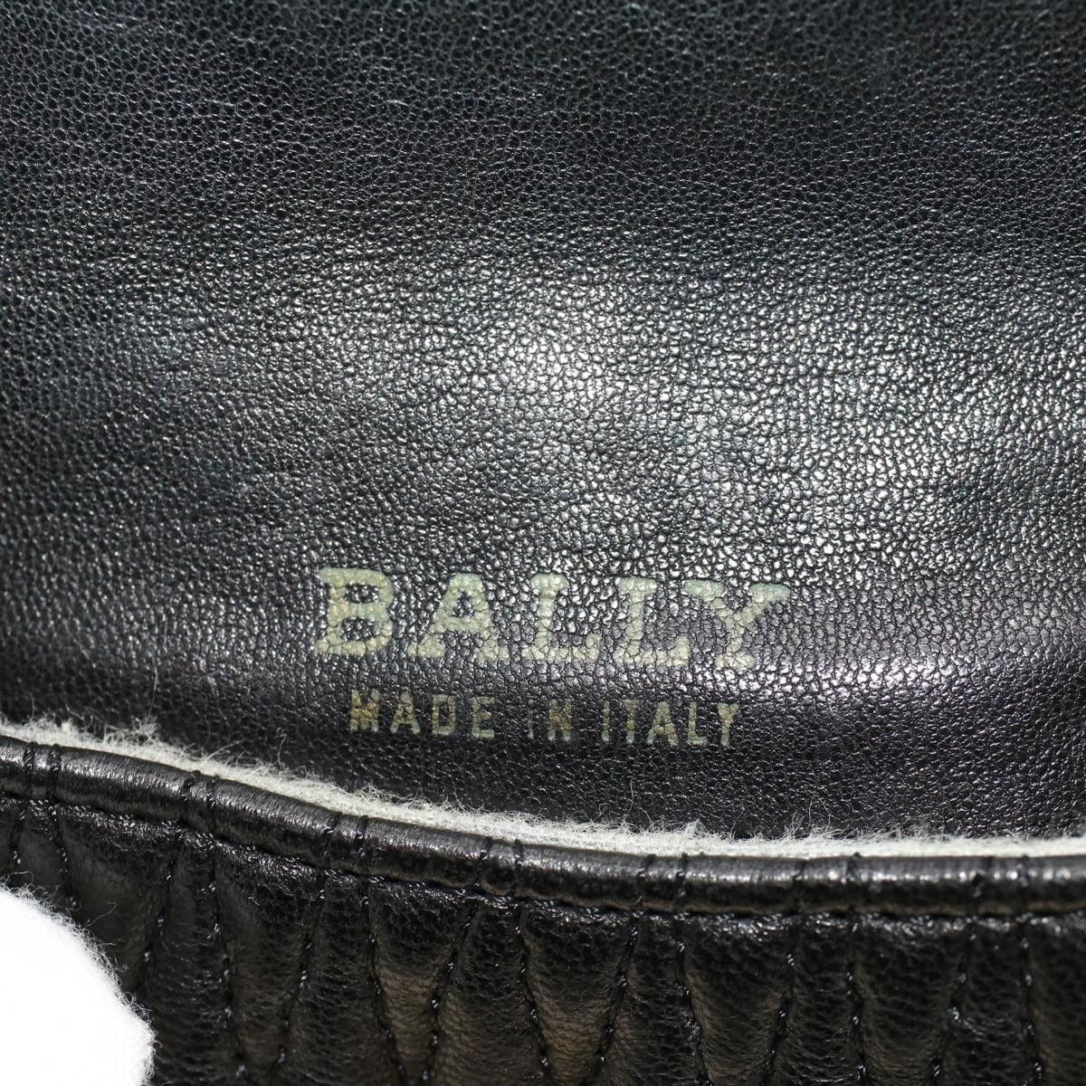 Bally Black Leather Shoulder Bag (Pre-Owned) Size ONE SIZE - 6 Thumbnail