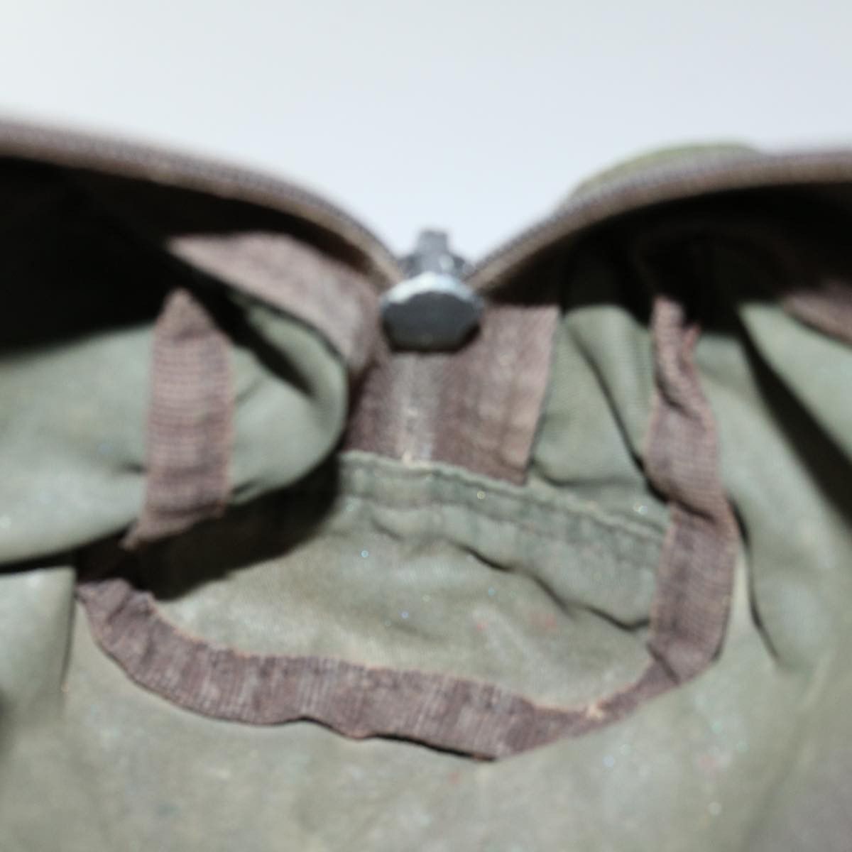 Prada Tessuto Khaki Synthetic Clutch Bag (Pre-Owned) Size ONE SIZE - 17 Thumbnail