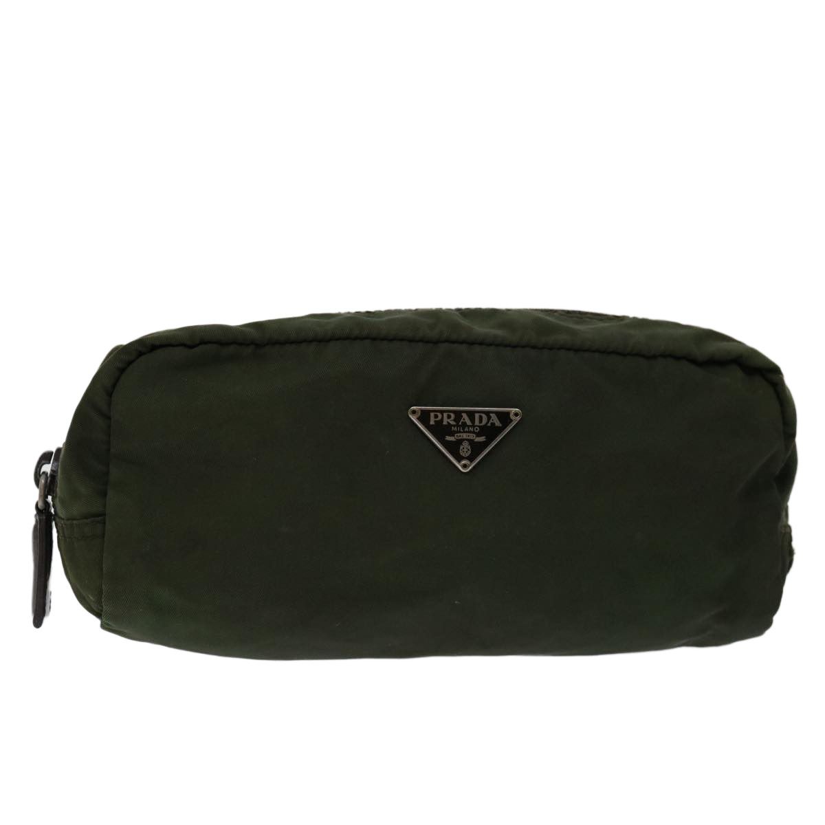Prada Tessuto Khaki Synthetic Clutch Bag (Pre-Owned) Size ONE SIZE - 14 Thumbnail
