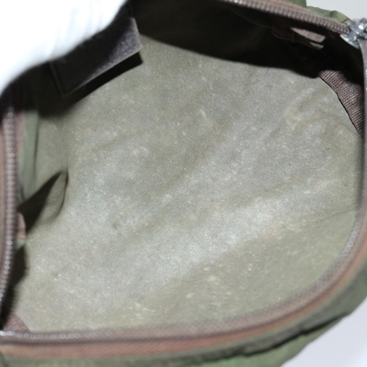 Prada Tessuto Khaki Synthetic Clutch Bag (Pre-Owned) Size ONE SIZE - 5 Thumbnail