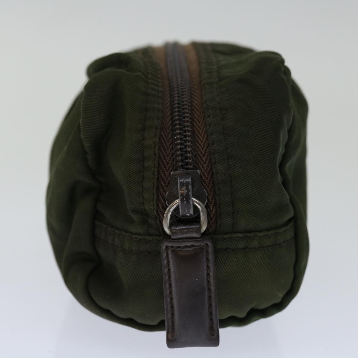 Prada Tessuto Khaki Synthetic Clutch Bag (Pre-Owned) Size ONE SIZE - 10 Thumbnail
