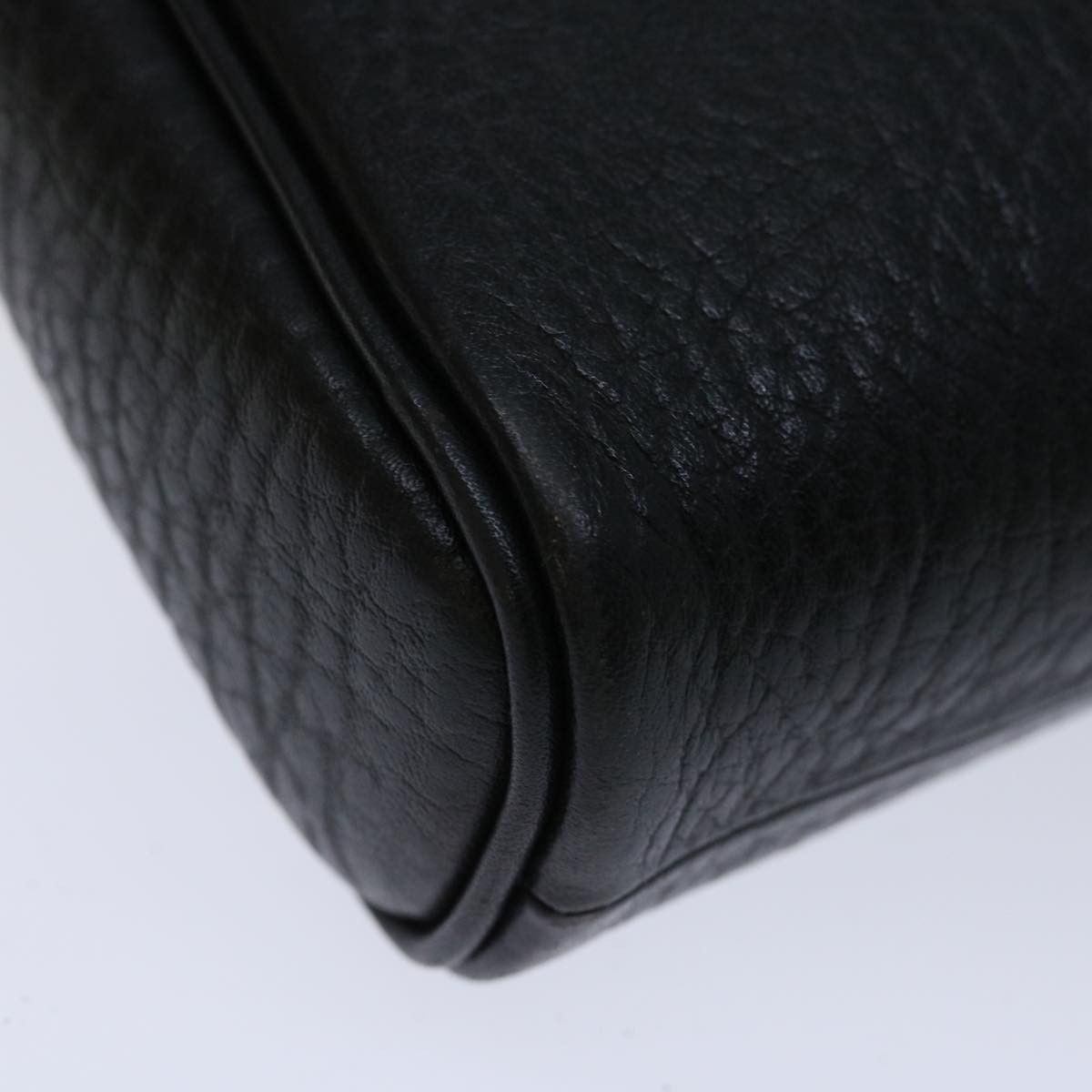Burberry Black Leather Clutch Bag (Pre-Owned) Size ONE SIZE - 7 Thumbnail