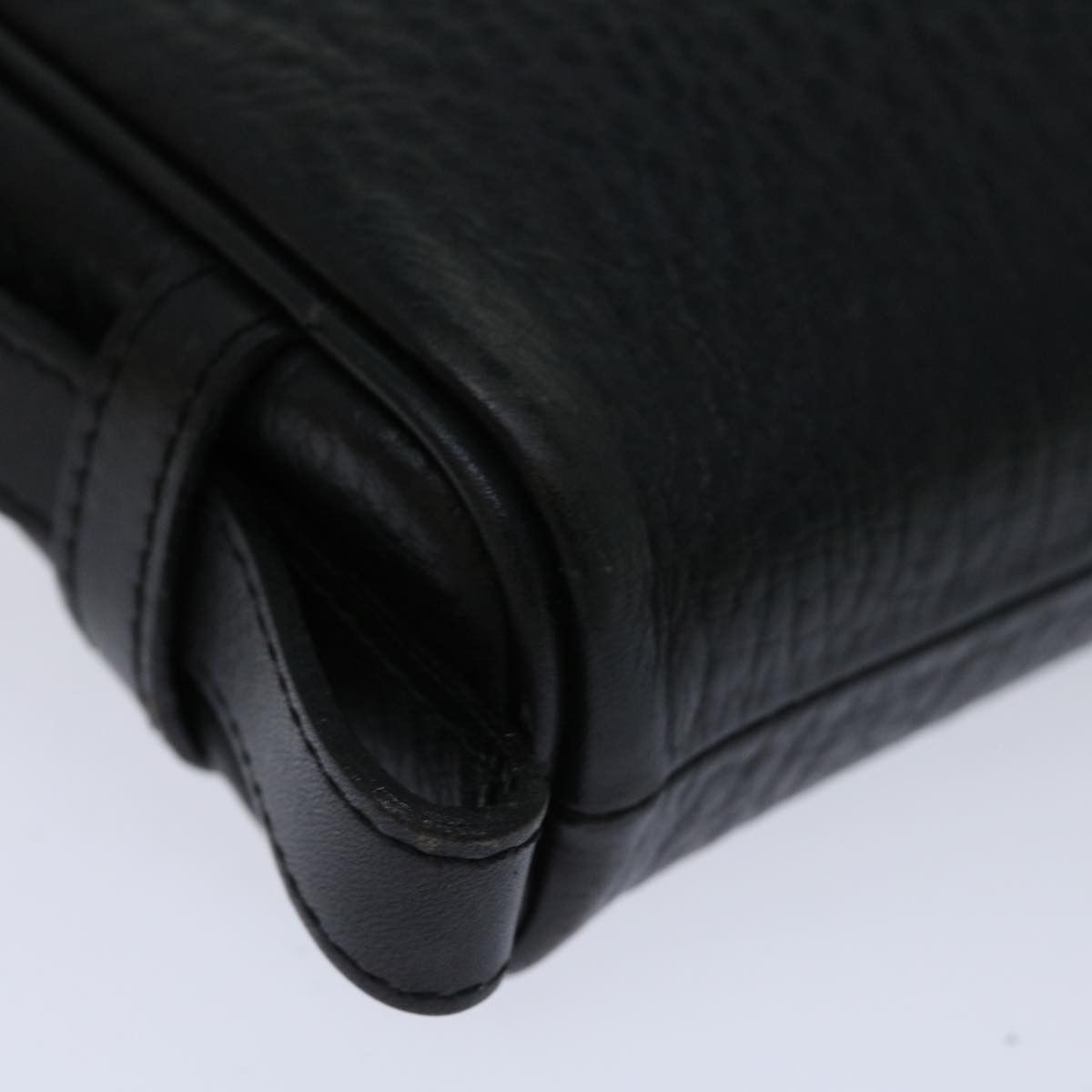 Burberry Black Leather Clutch Bag (Pre-Owned) Size ONE SIZE - 13 Thumbnail