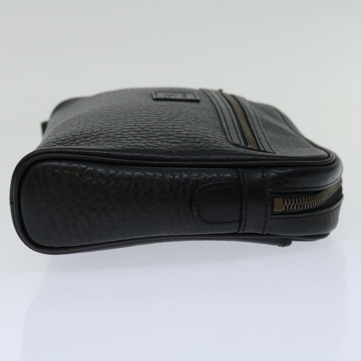 Burberry Black Leather Clutch Bag (Pre-Owned) Size ONE SIZE - 12 Thumbnail