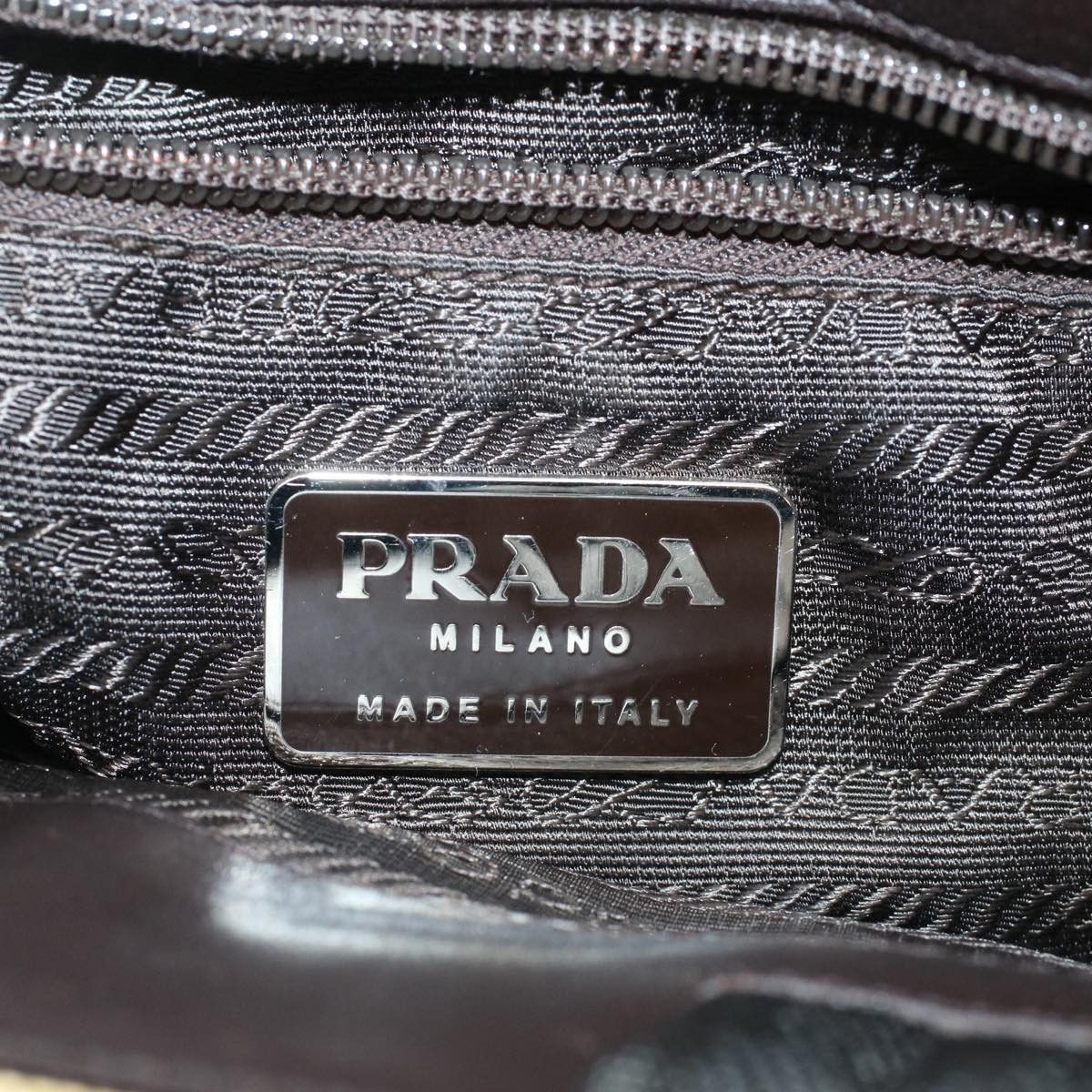 Prada Beige Canvas Handbag (Pre-Owned) Size ONE SIZE - 6 Thumbnail