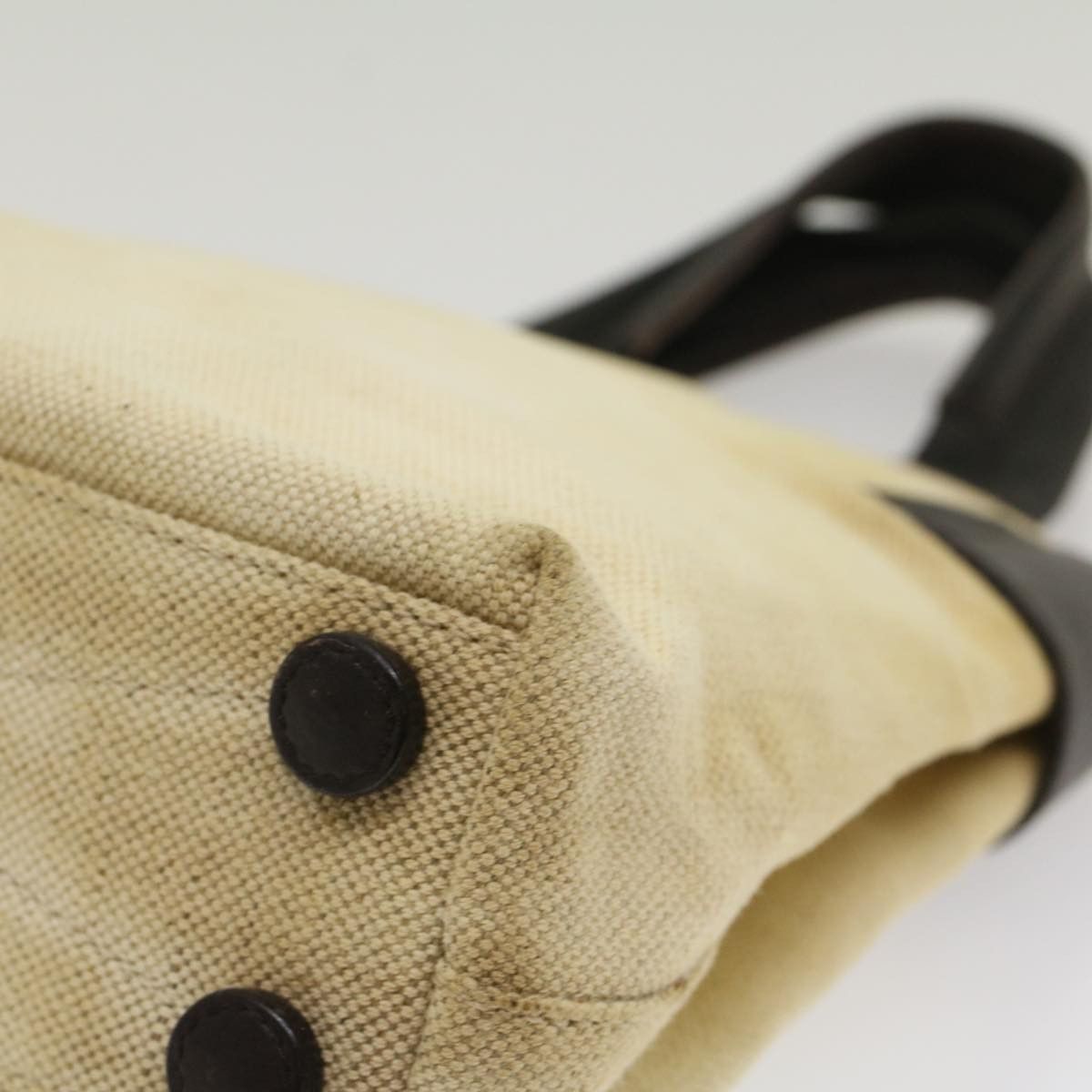 Prada Beige Canvas Handbag (Pre-Owned) Size ONE SIZE - 16 Thumbnail