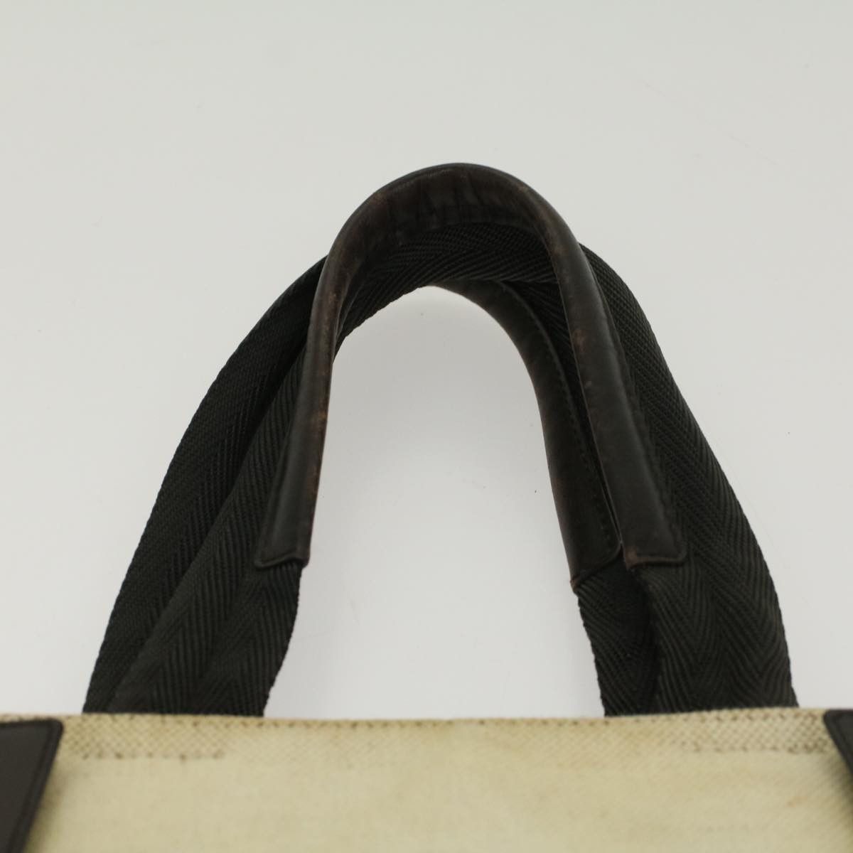 Prada Beige Canvas Handbag (Pre-Owned) Size ONE SIZE - 13 Thumbnail
