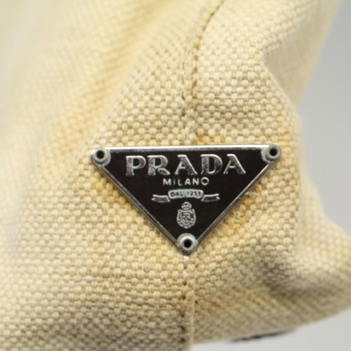 Prada Beige Canvas Handbag (Pre-Owned) Size ONE SIZE - 18 Thumbnail