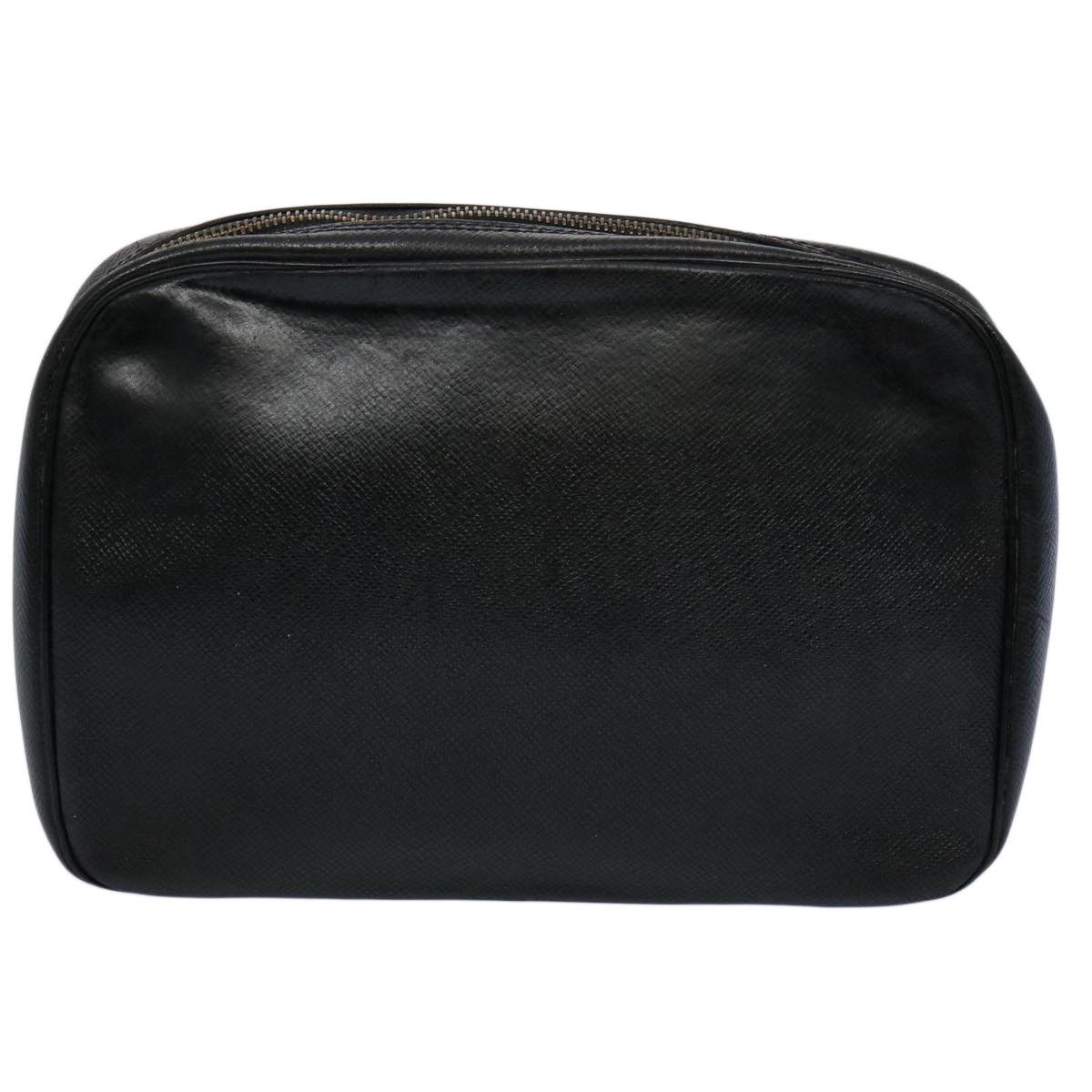 Louis Vuitton Black Leather Clutch Bag (Pre-Owned) Size ONE SIZE - 8 Thumbnail