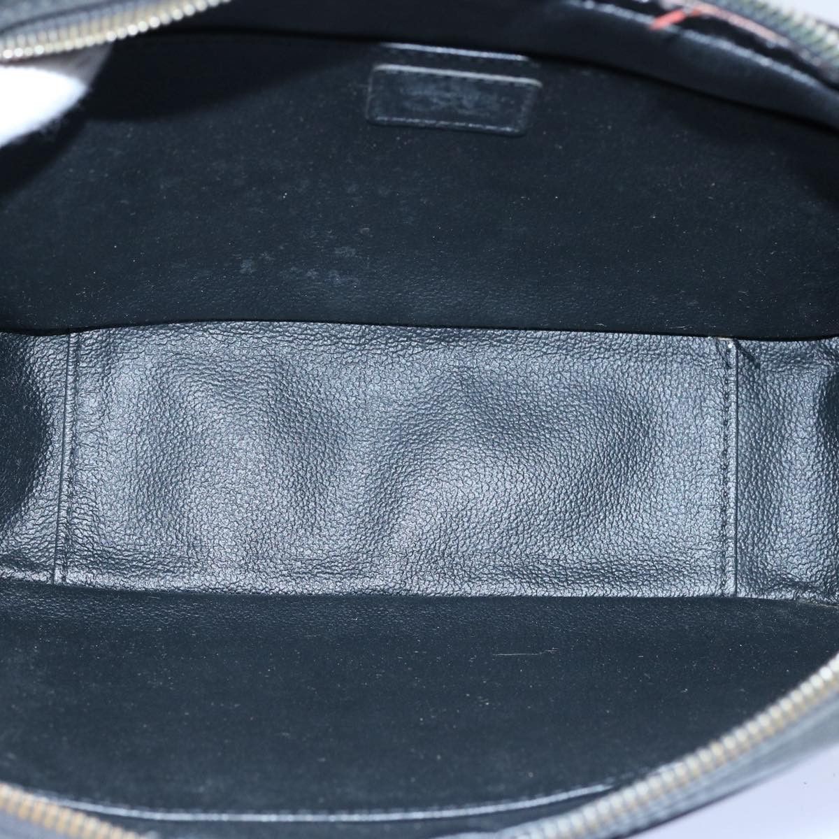 Louis Vuitton Black Leather Clutch Bag (Pre-Owned) Size ONE SIZE - 5 Thumbnail