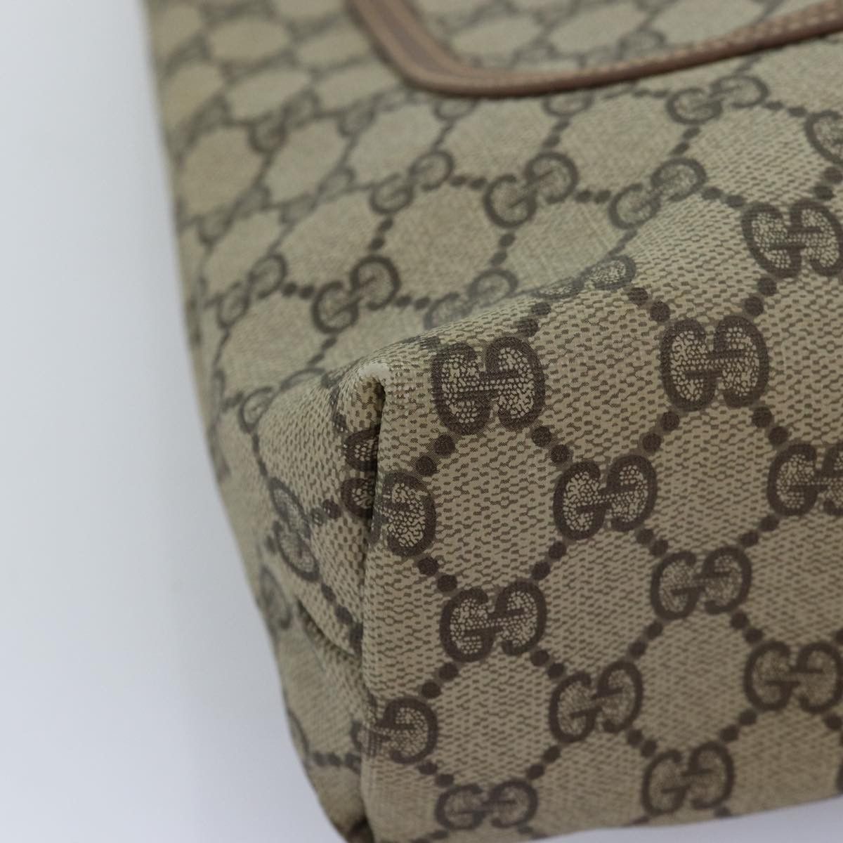 Gucci Gg Canvas Beige Canvas Tote Bag (Pre-Owned) Size ONE SIZE - 8 Thumbnail