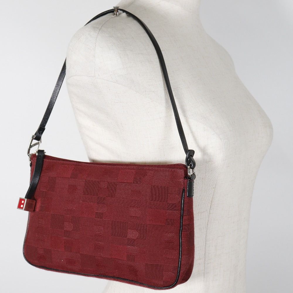 Bally Red Cotton Handbag (Pre-Owned) Size ONE SIZE - 7 Thumbnail