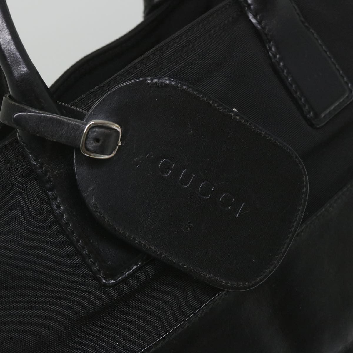 Gucci Black Canvas Tote Bag (Pre-Owned) Size ONE SIZE - 18 Thumbnail