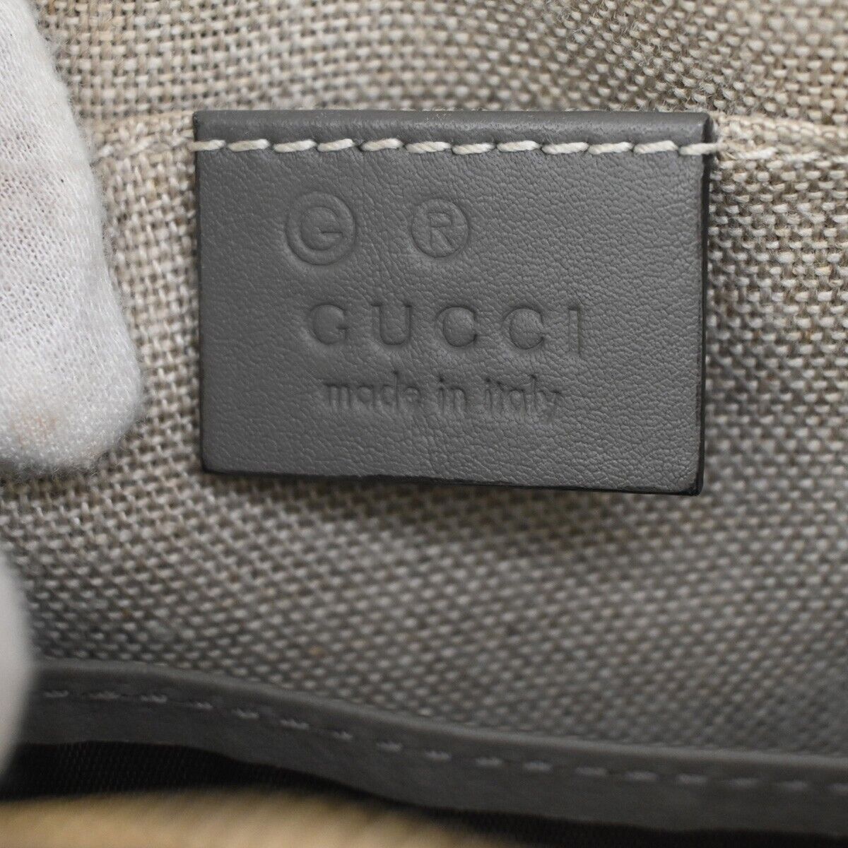 Gucci ssima Grey Leather Shoulder Bag (Pre-Owned) Size ONE SIZE - 9 Thumbnail